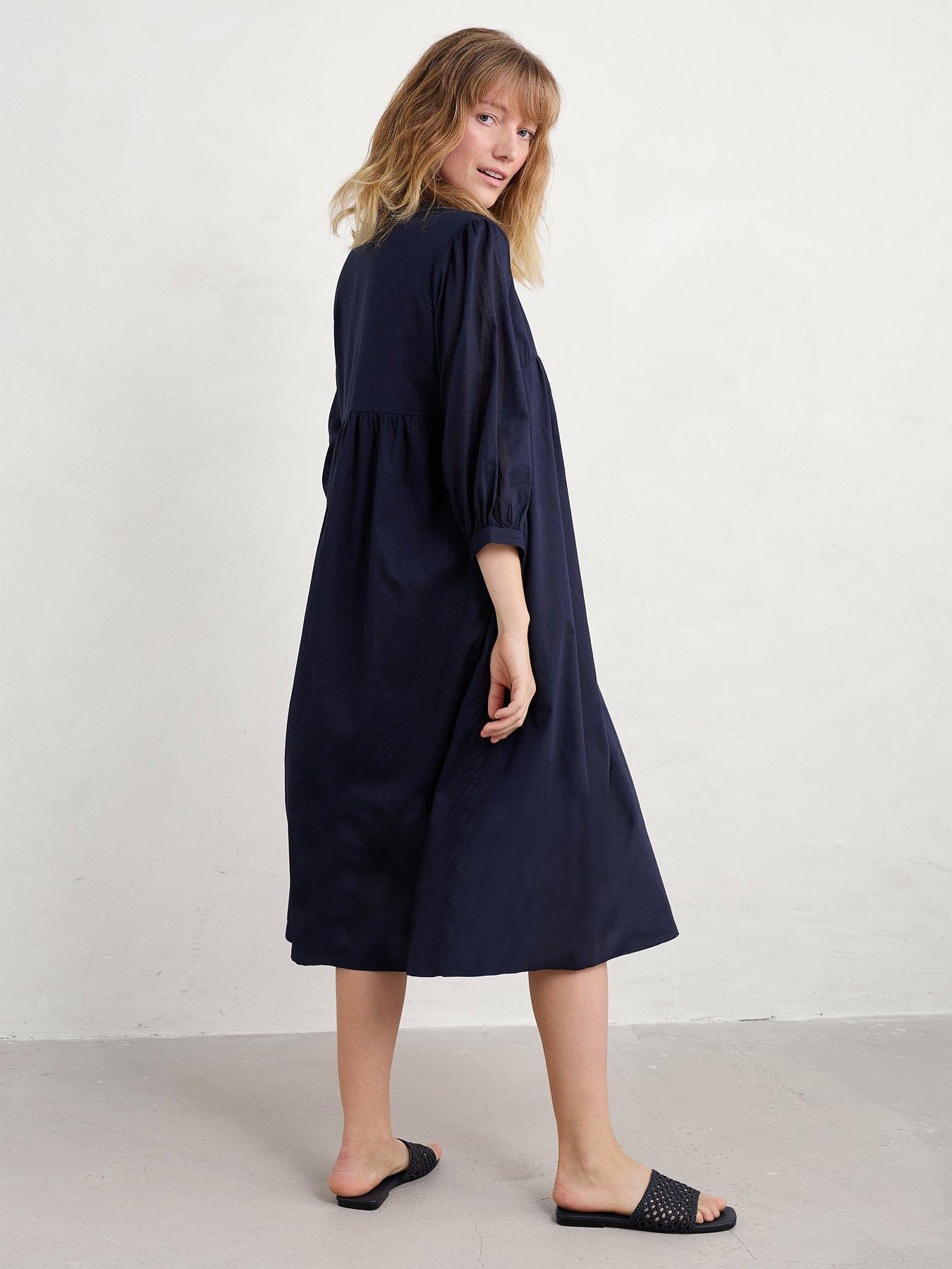 Image 2 of 5 of Seasalt Cornwall Earth Colours Dress - Navy