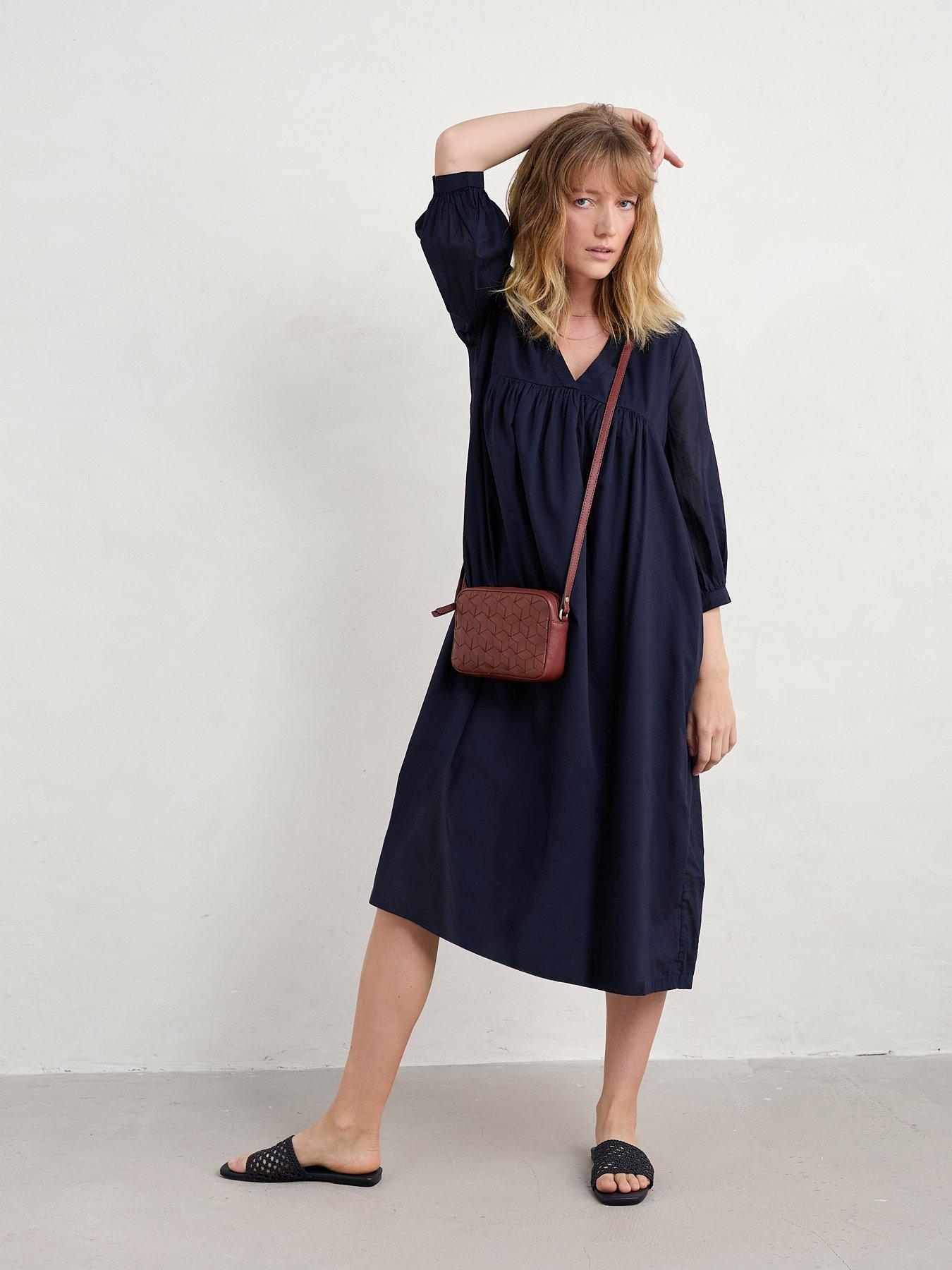 Image 3 of 5 of Seasalt Cornwall Earth Colours Dress - Navy