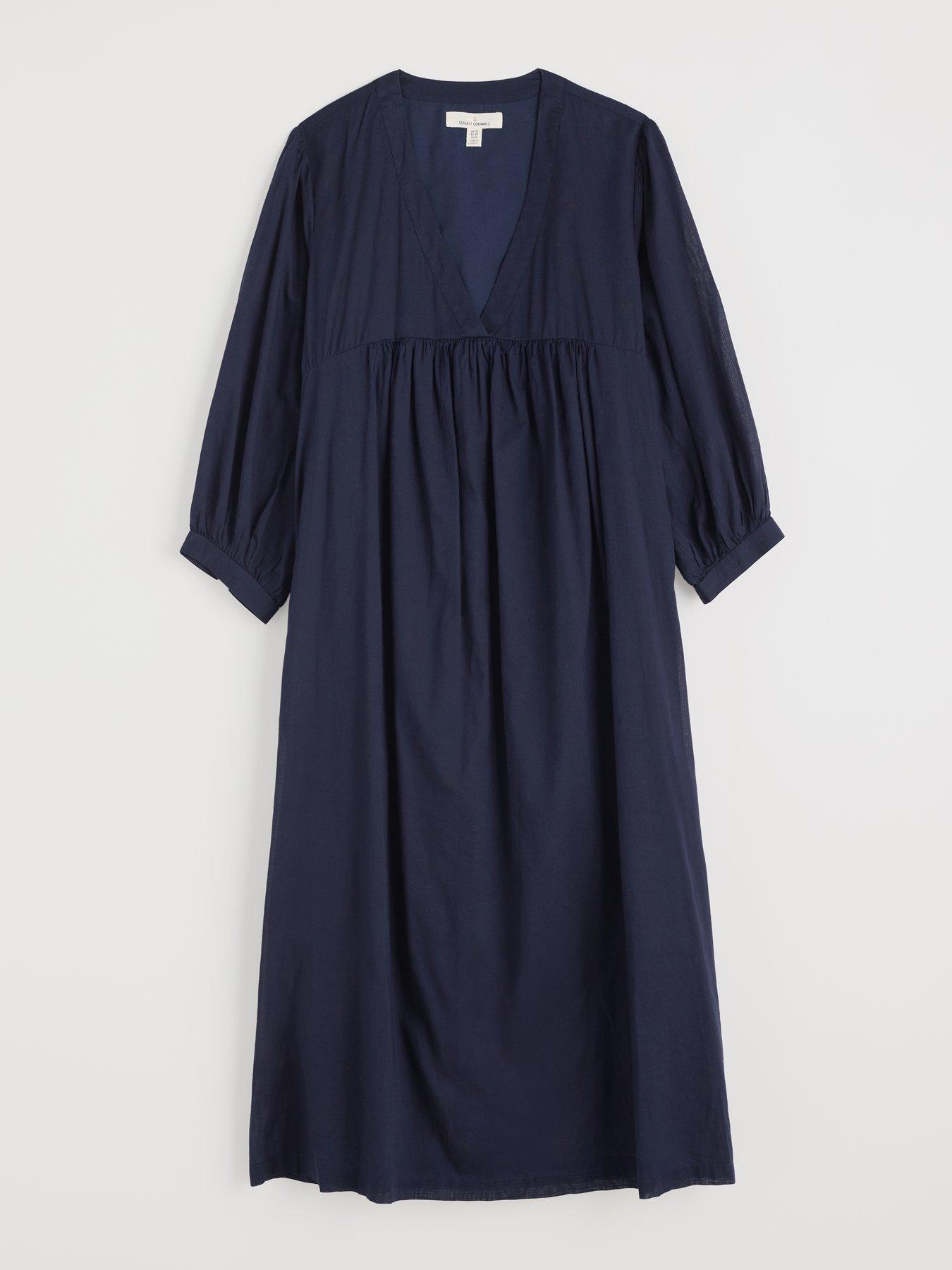 Image 5 of 5 of Seasalt Cornwall Earth Colours Dress - Navy