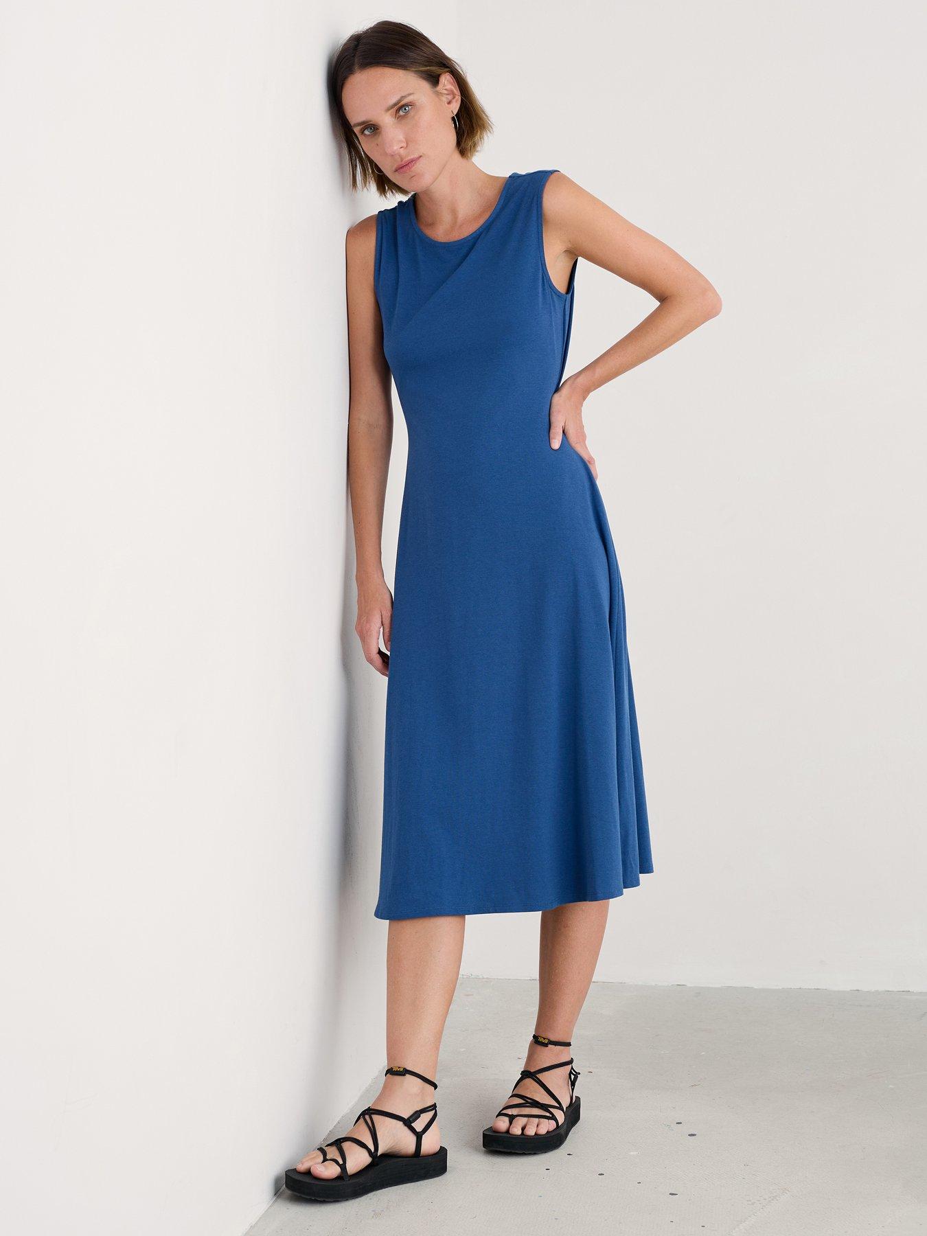 Seasalt Cornwall Sweet Violet Dress - Blue | Very