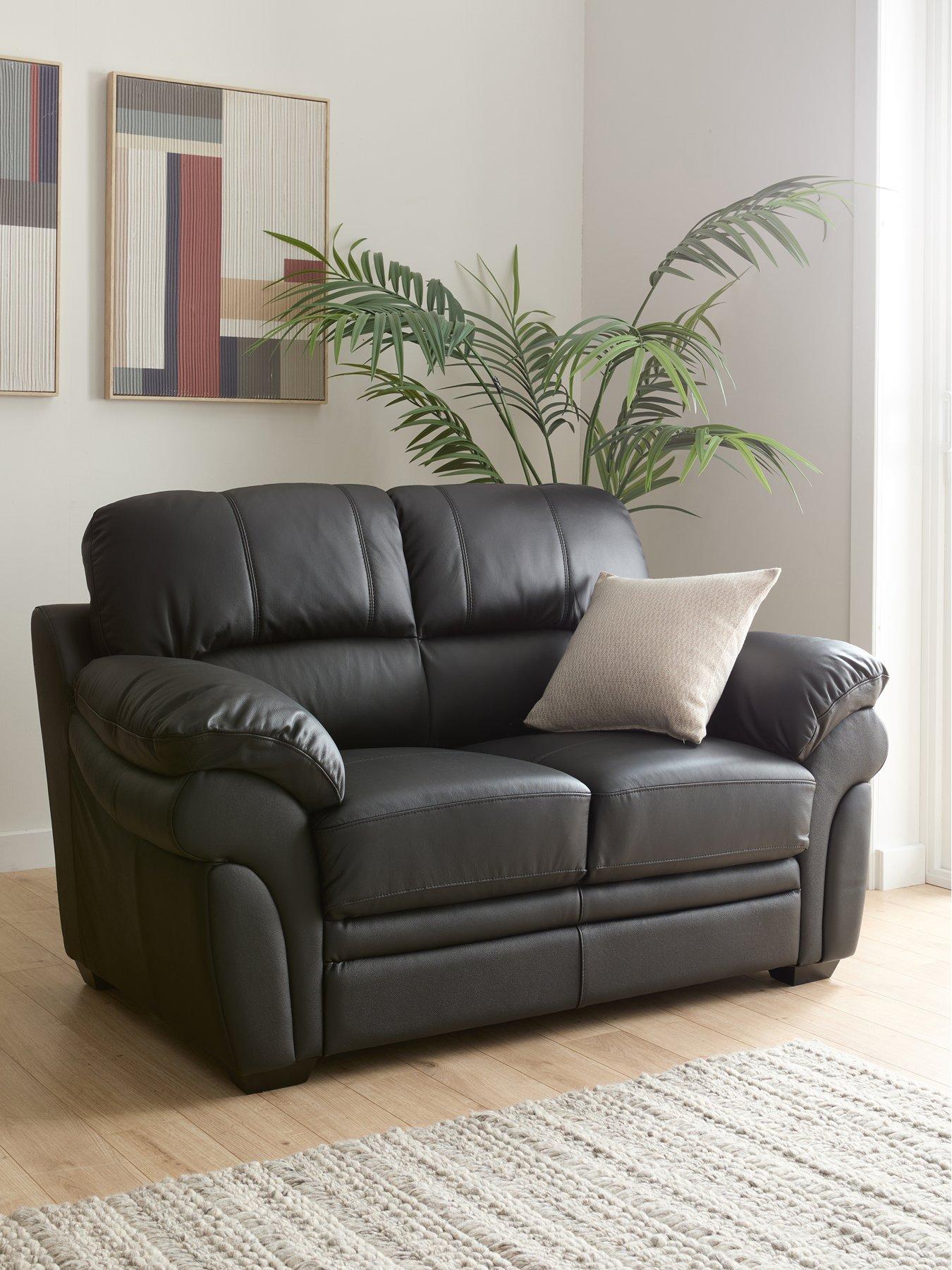 Very Home Wilmslow Leather 2 Seater Sofa