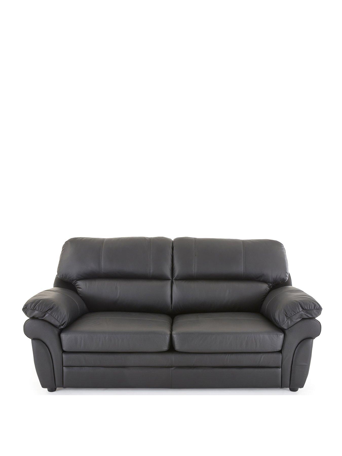 Image 2 of 7 of The Very Collection Wilmslow Leather Sofa Bed - FSC&reg; Certified