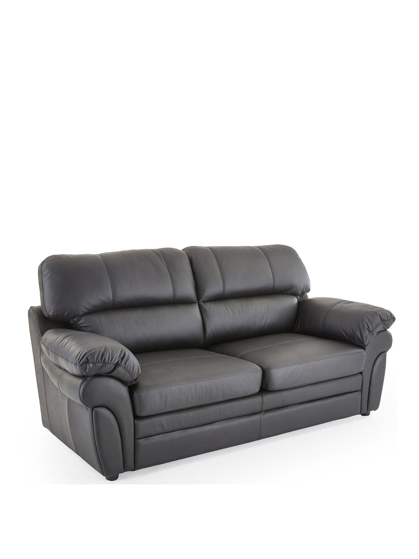 Image 3 of 7 of The Very Collection Wilmslow Leather Sofa Bed - FSC&reg; Certified