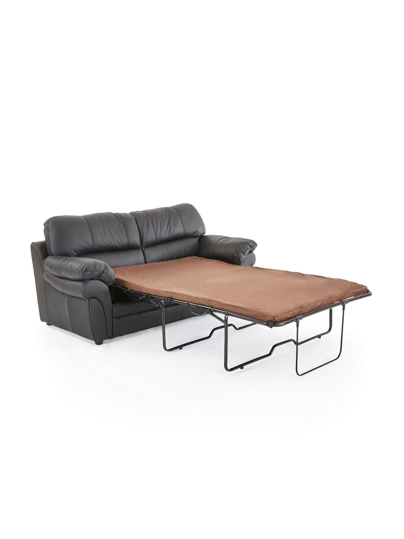 Image 6 of 7 of The Very Collection Wilmslow Leather Sofa Bed - FSC&reg; Certified