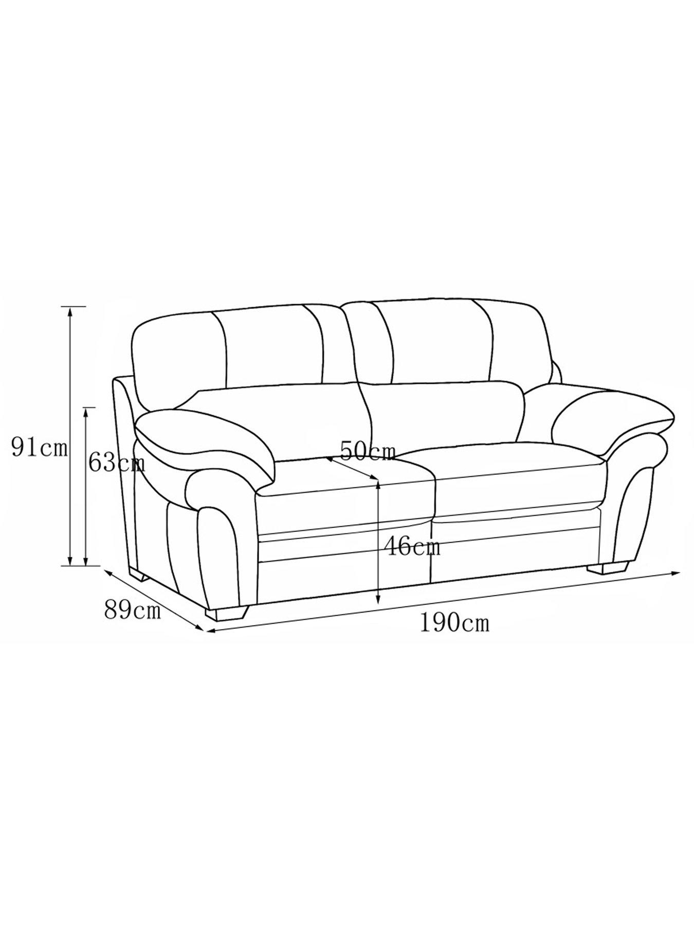 Image 7 of 7 of The Very Collection Wilmslow Leather Sofa Bed - FSC&reg; Certified