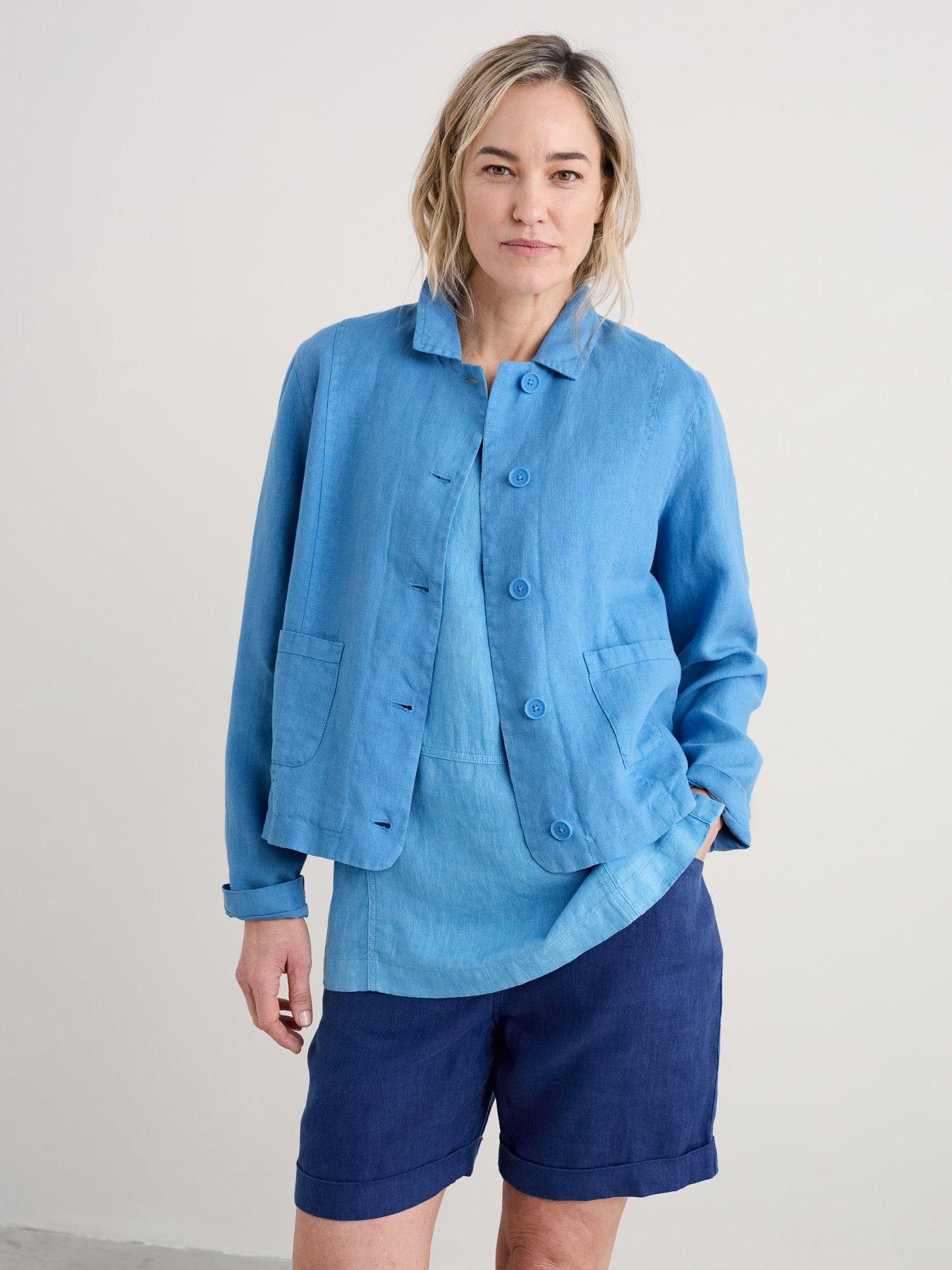 Seasalt Cornwall: Arame Jacket - Blue