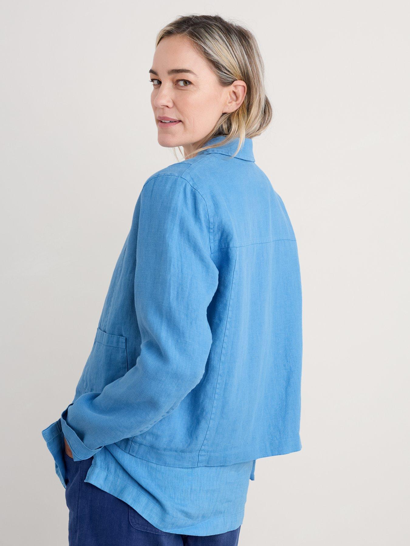 Image 2 of 5 of Seasalt Cornwall Arame Jacket - Blue