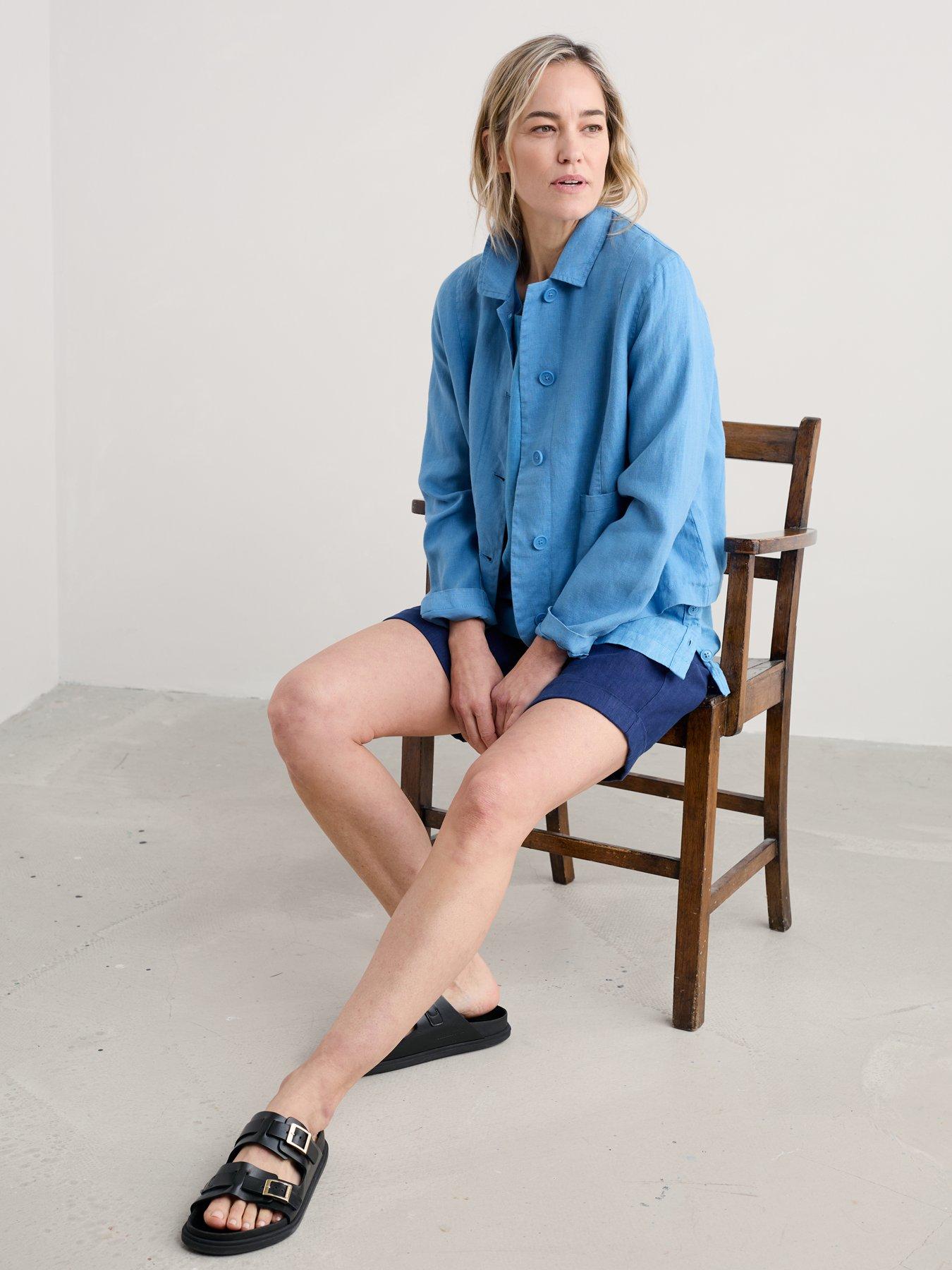 Image 3 of 5 of Seasalt Cornwall Arame Jacket - Blue