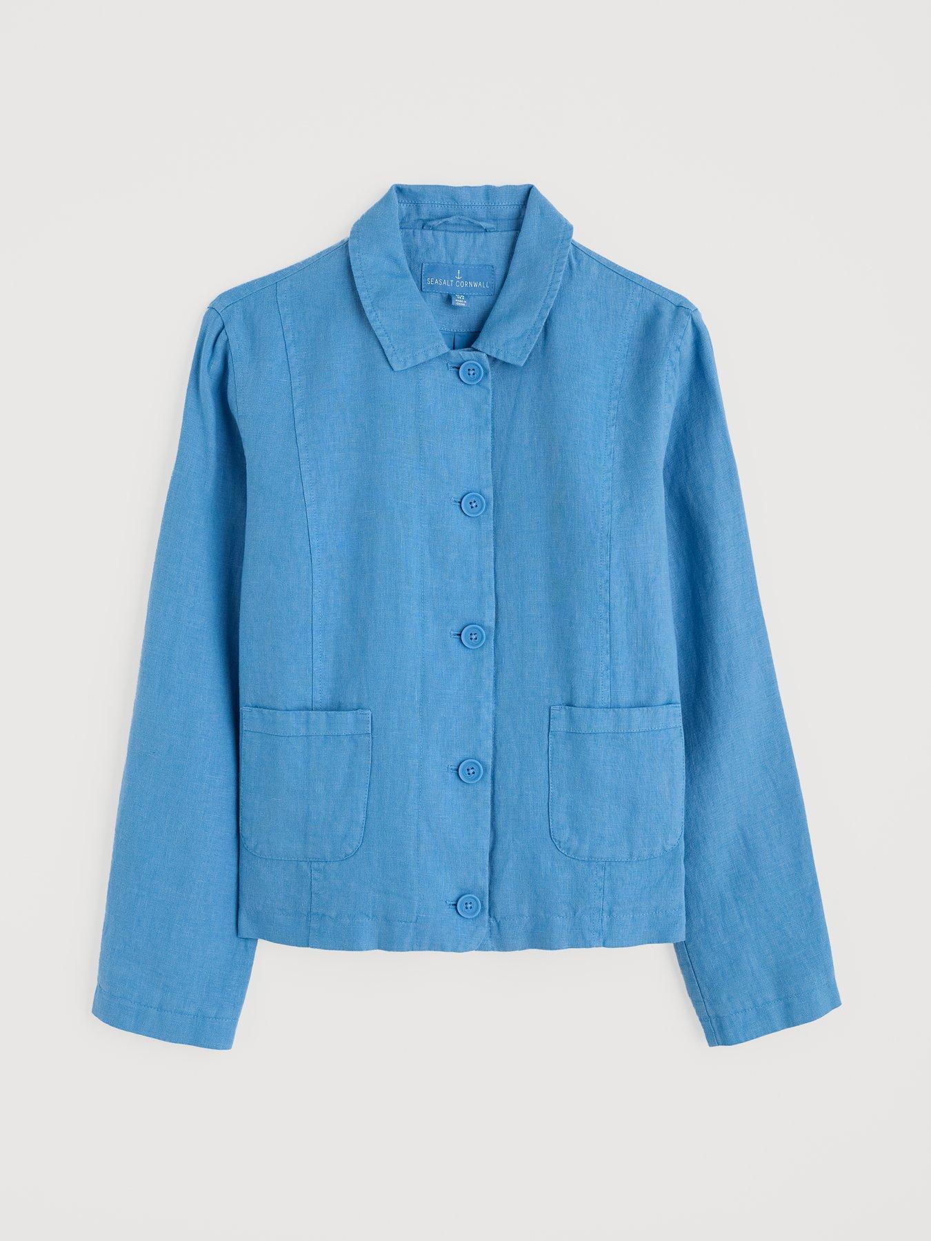 Image 5 of 5 of Seasalt Cornwall Arame Jacket - Blue