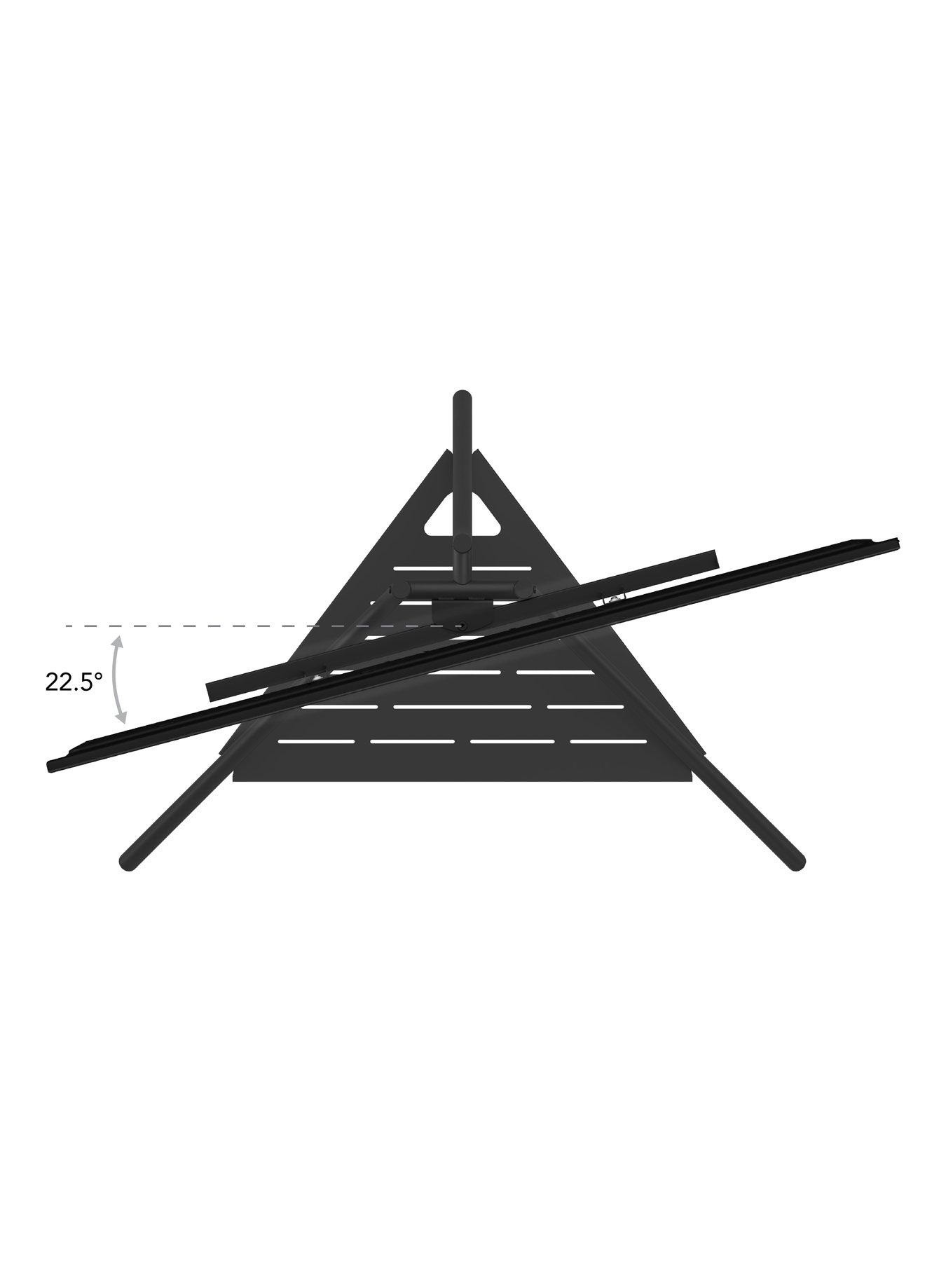 Image 5 of 7 of AVF Tiga Freestanding Metal TV Tripod - fits between&nbsp;32 - 65 inch TV - Black