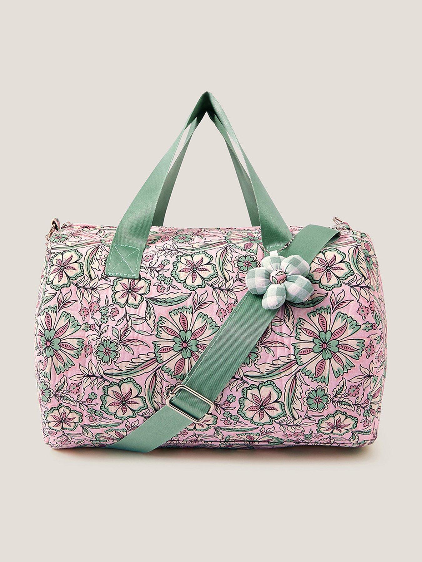undefined Girls Floral Print Duffle Bag - Multi