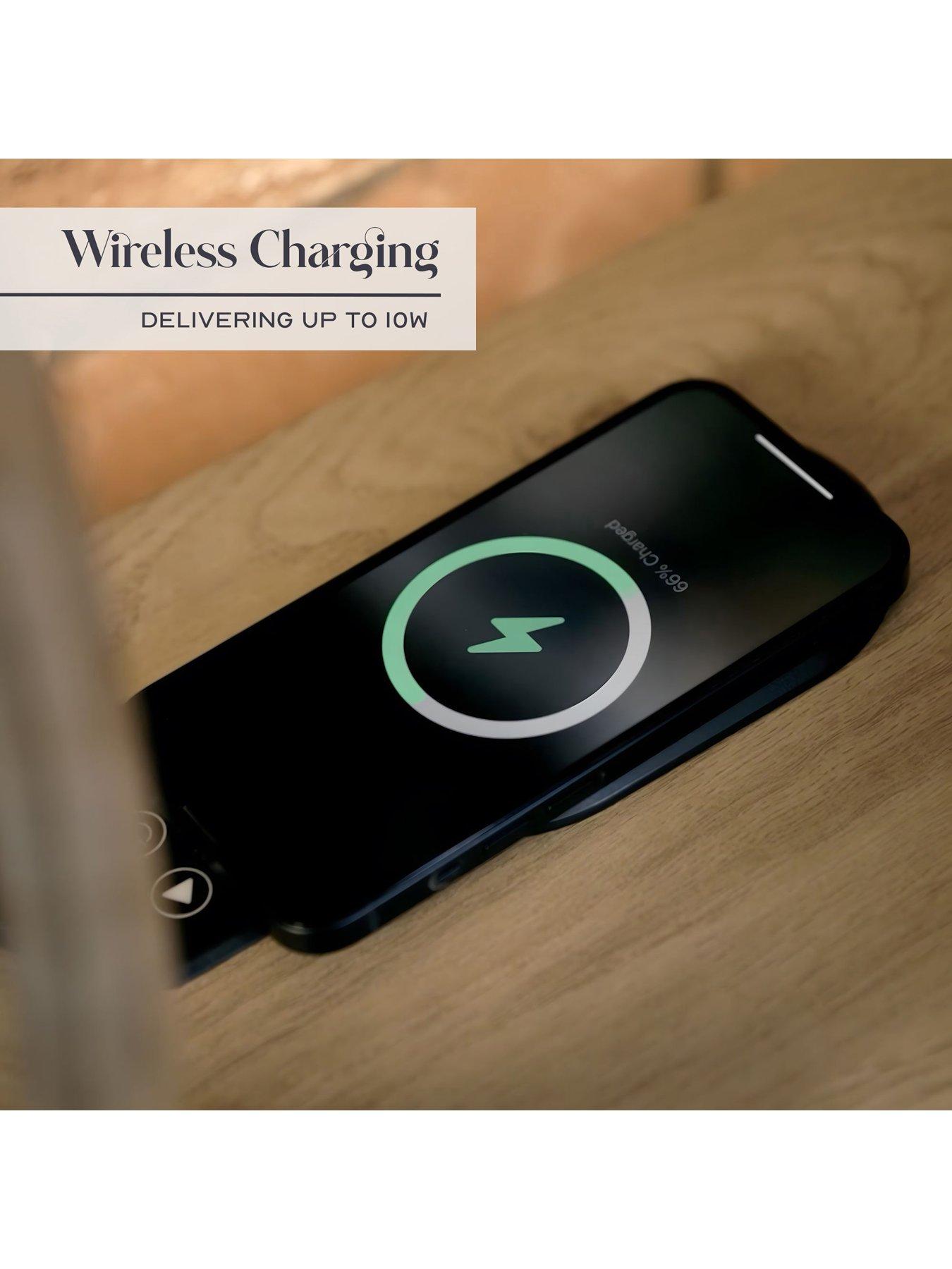 Image 6 of 7 of XR Living Denver Single High Sleeper Bed with Wireless Charging and LED lights&nbsp;- Oak/Black
