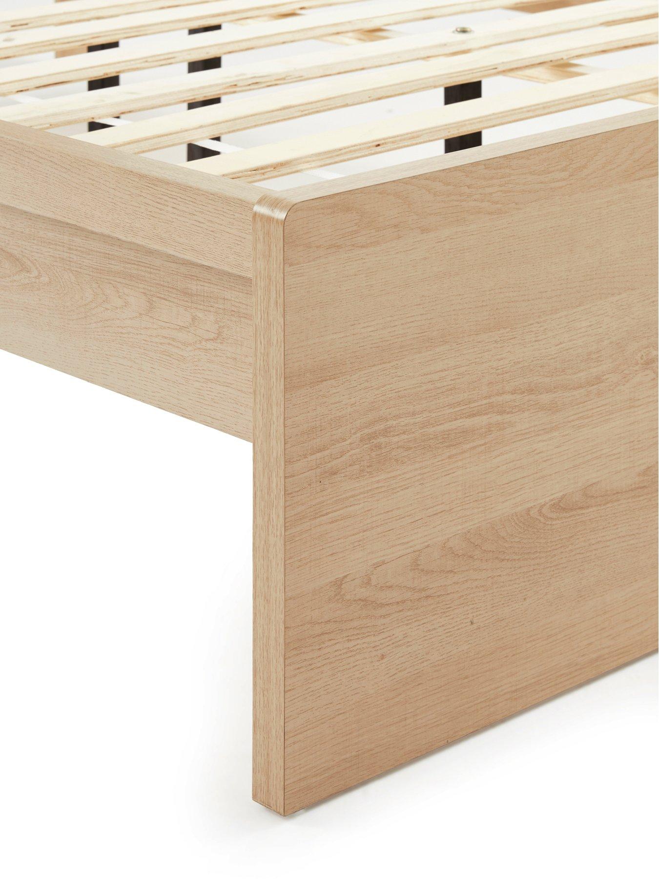 Image 4 of 6 of Very Home Camberley Bed Frame with Mattress Options (Buy &amp; SAVE!) - Light&nbsp;Oak