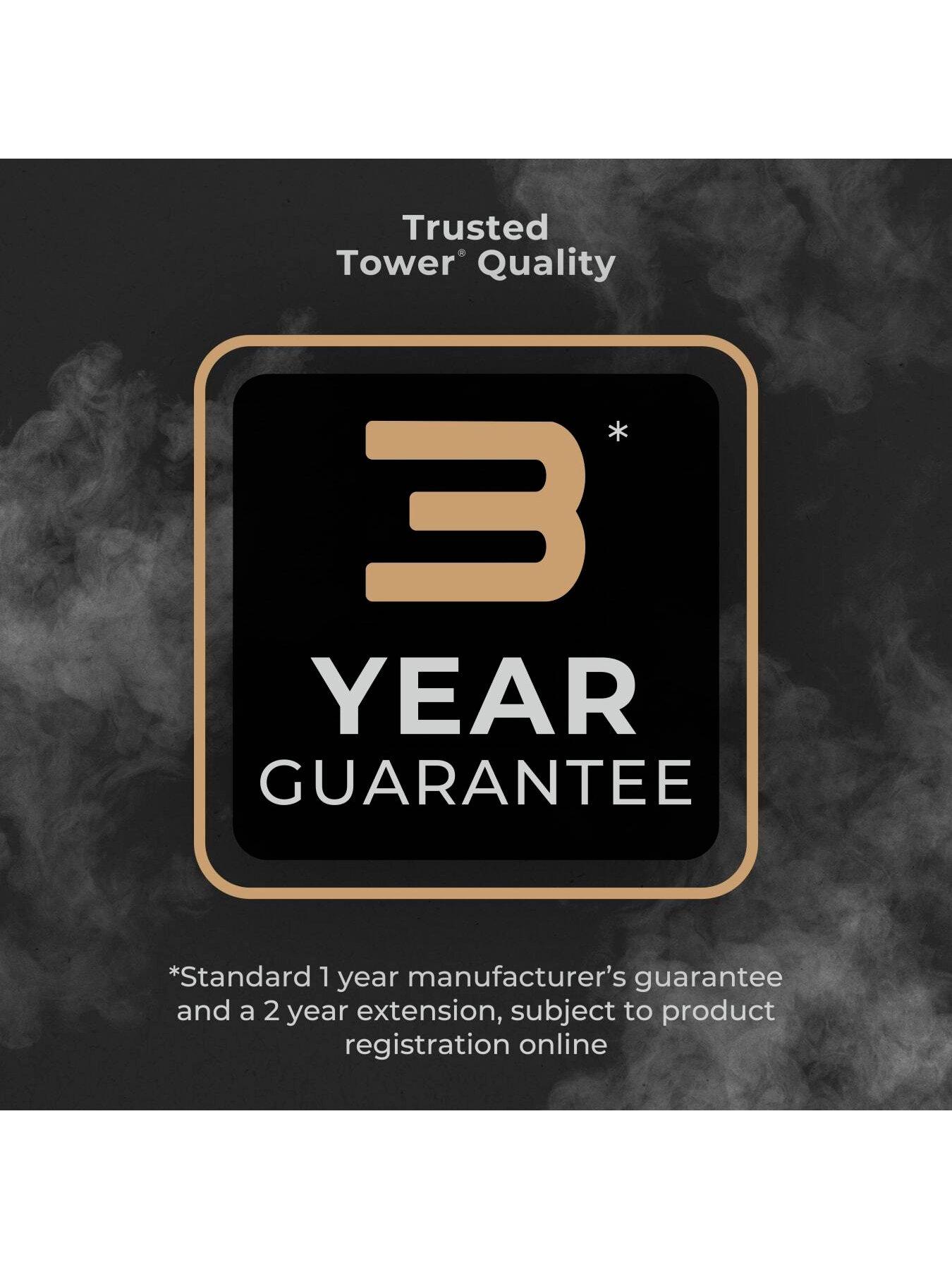 Image 7 of 8 of Tower T22030GLD PureSteam Infinity Xpress 8 Bar Steam Generator Iron - Black
