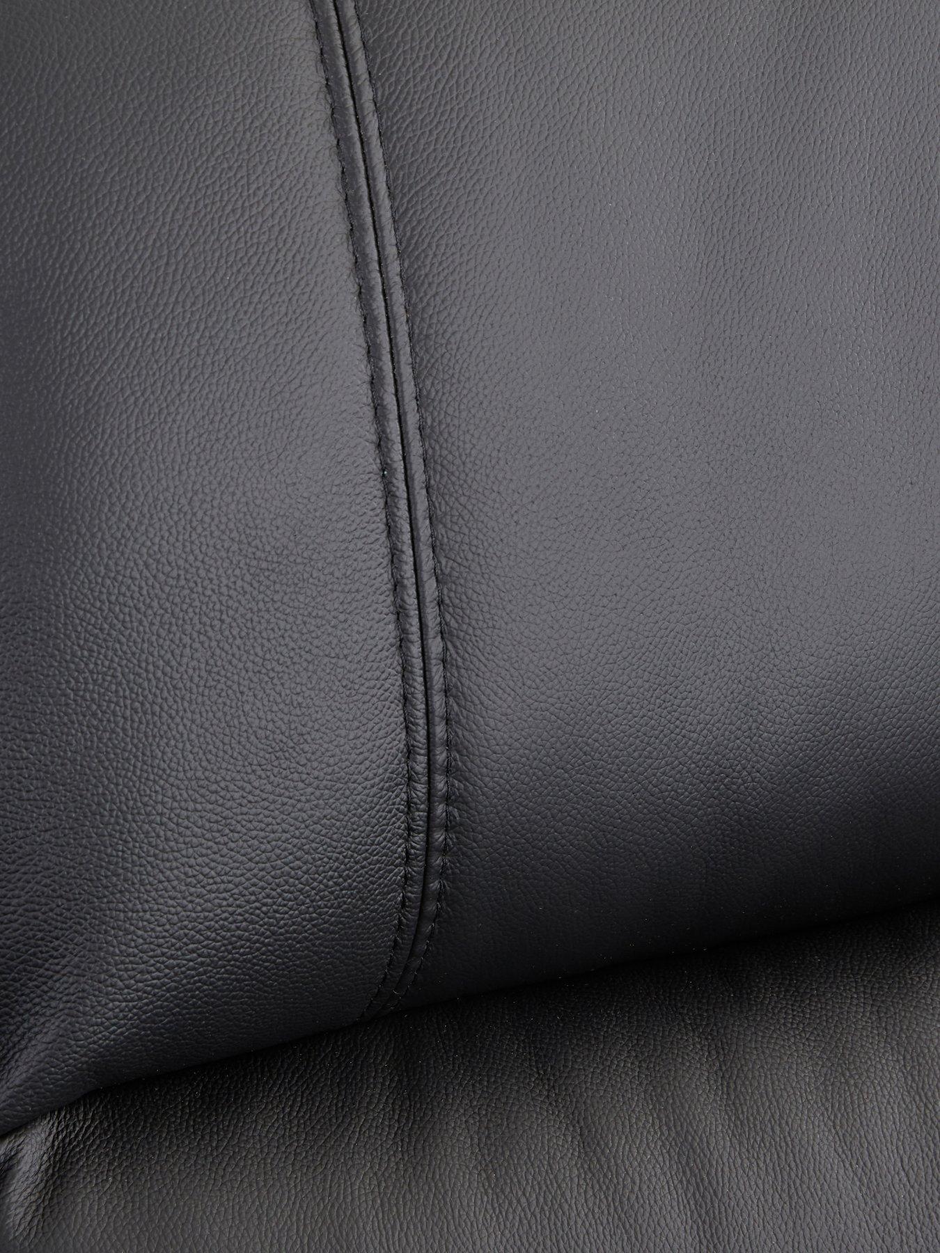 Image 4 of 7 of The Very Collection Wilmslow 3 + 2 Seater Leather Sofa Set (Buy &amp; SAVE!)