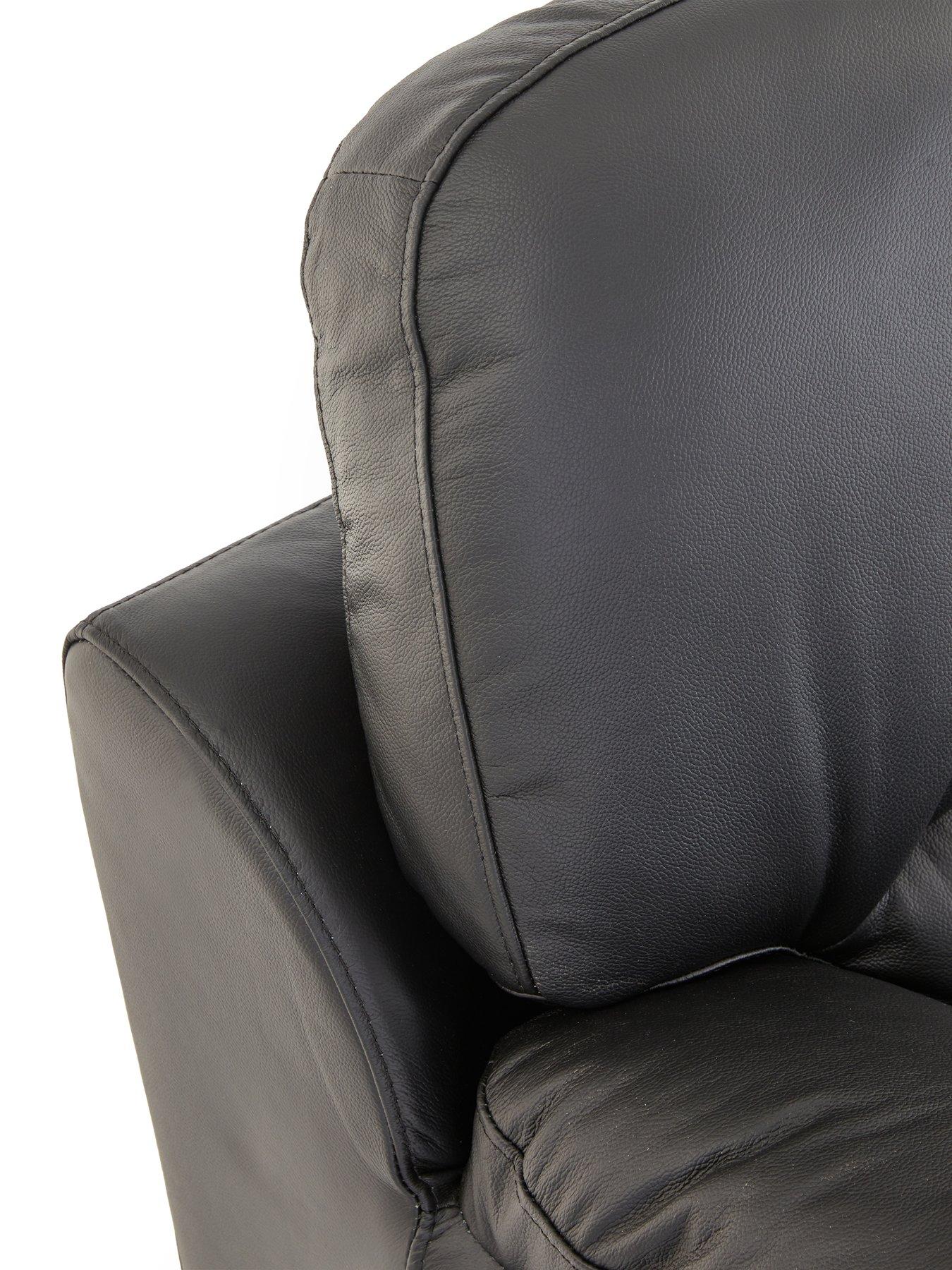 Image 6 of 7 of The Very Collection Wilmslow 3 Leather Sofa + 2 Armchairs Set (Buy &amp; SAVE!)