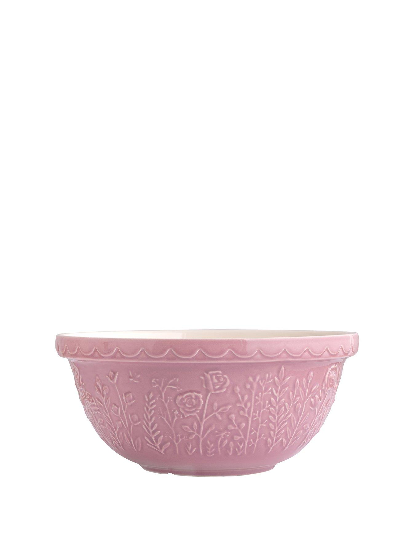 Image 2 of 3 of Mason Cash In The Meadow Mixing Bowl in Pink Rose &ndash; 29 cm