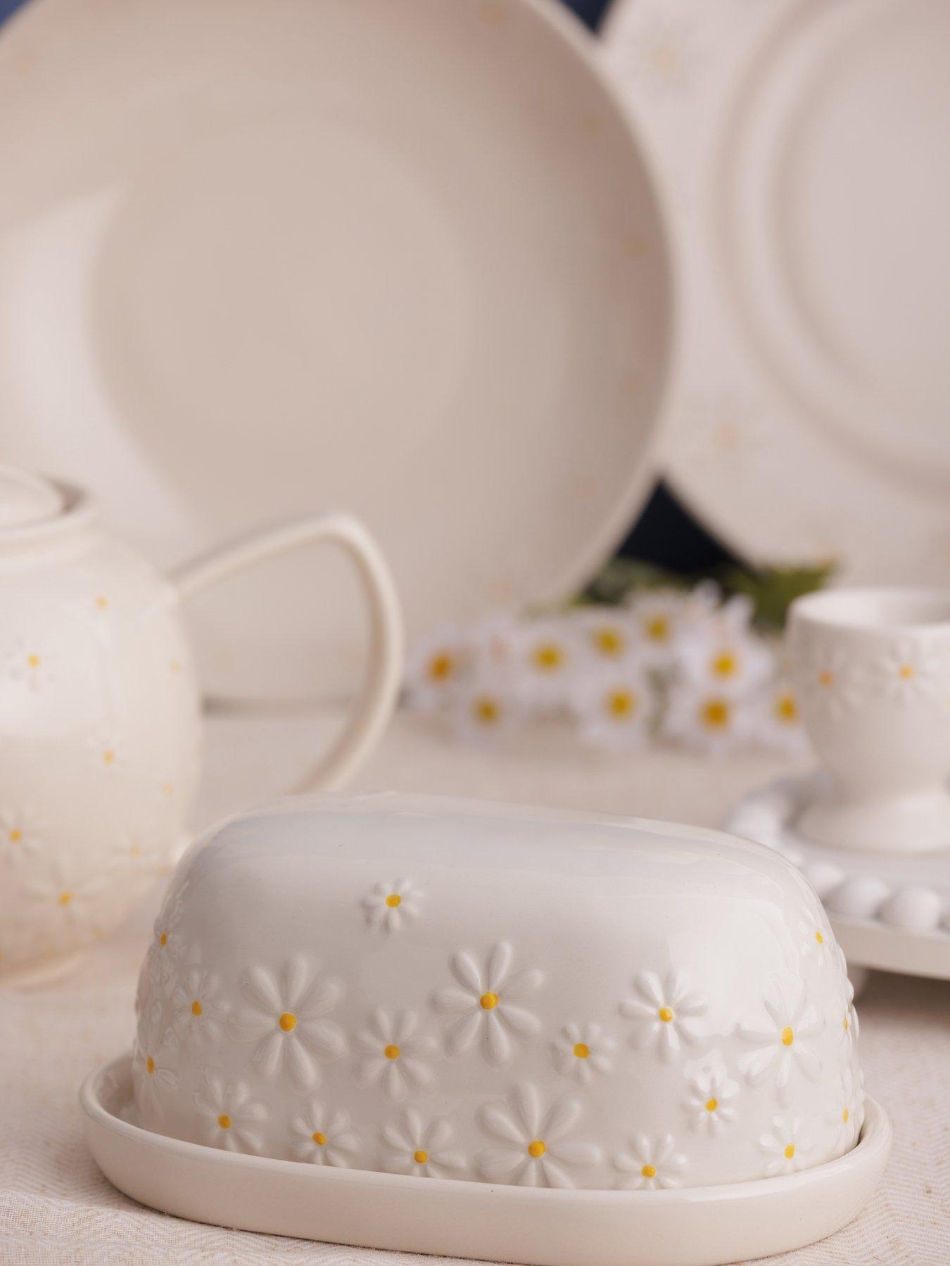 Price & Kensington Daisy Butter Dish