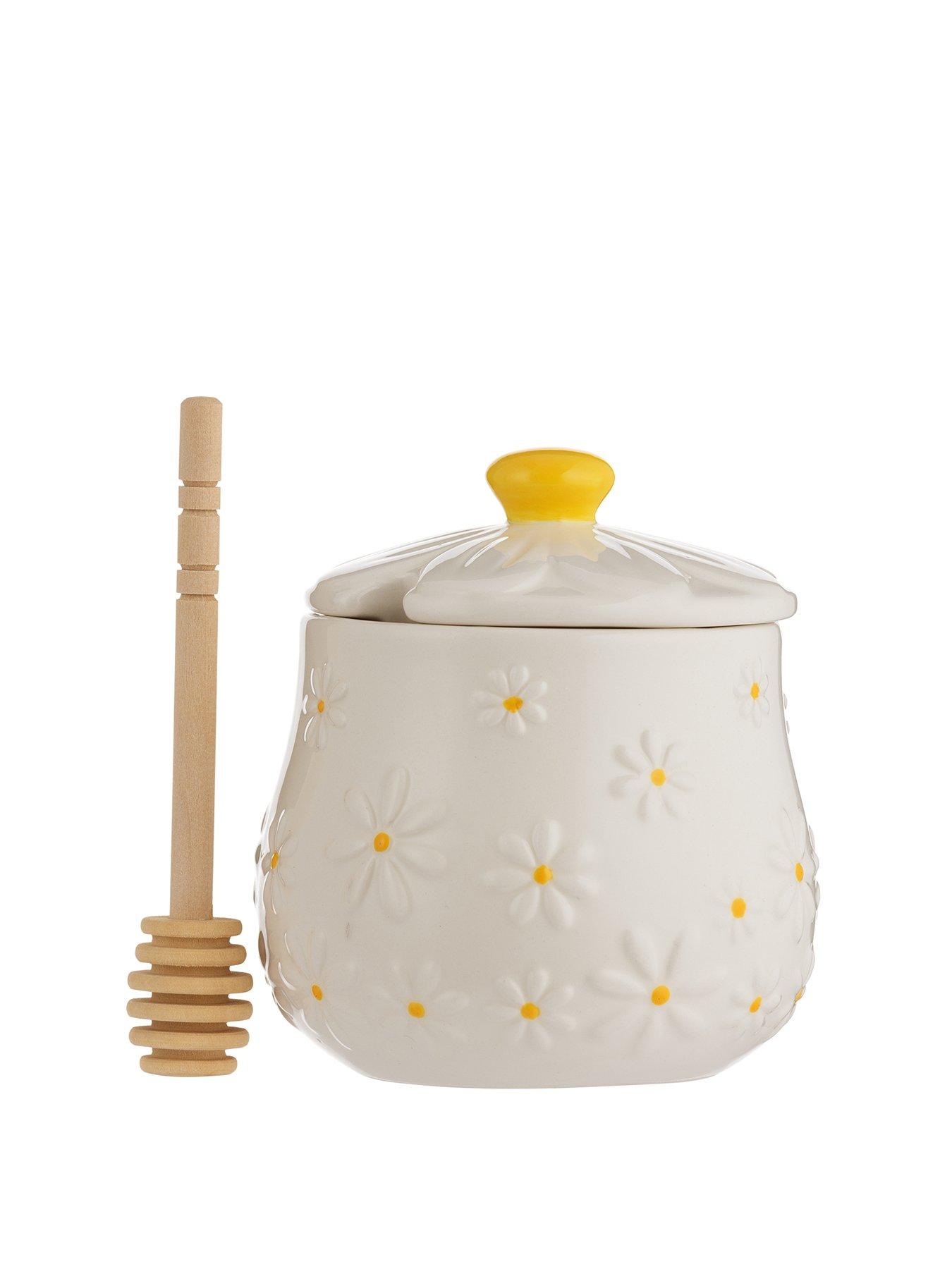 Image 2 of 4 of Price & Kensington Daisy Honey Pot and Drizzler&nbsp;