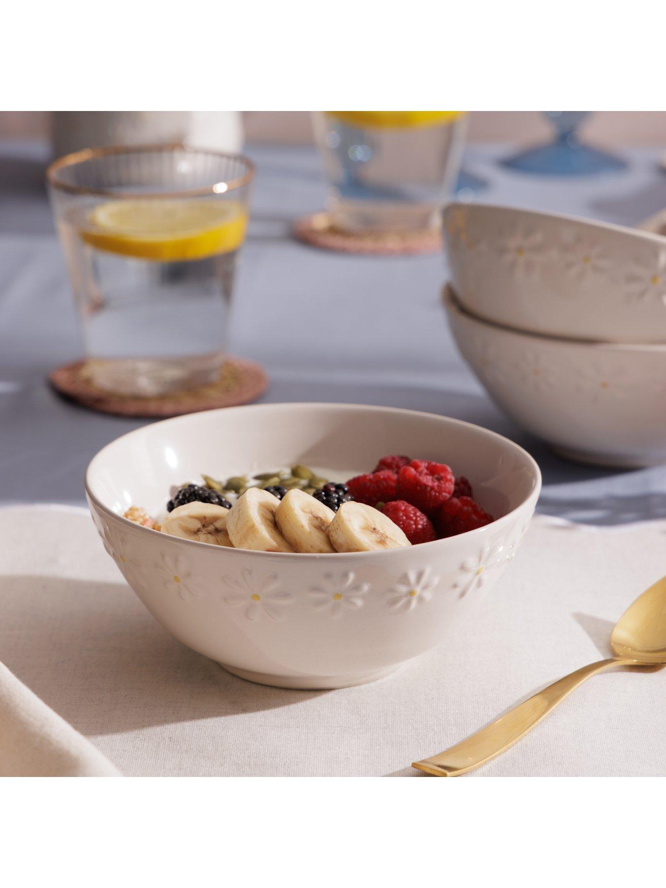 Image 3 of 4 of Price & Kensington Daisy Set of 4 Cereal Bowls