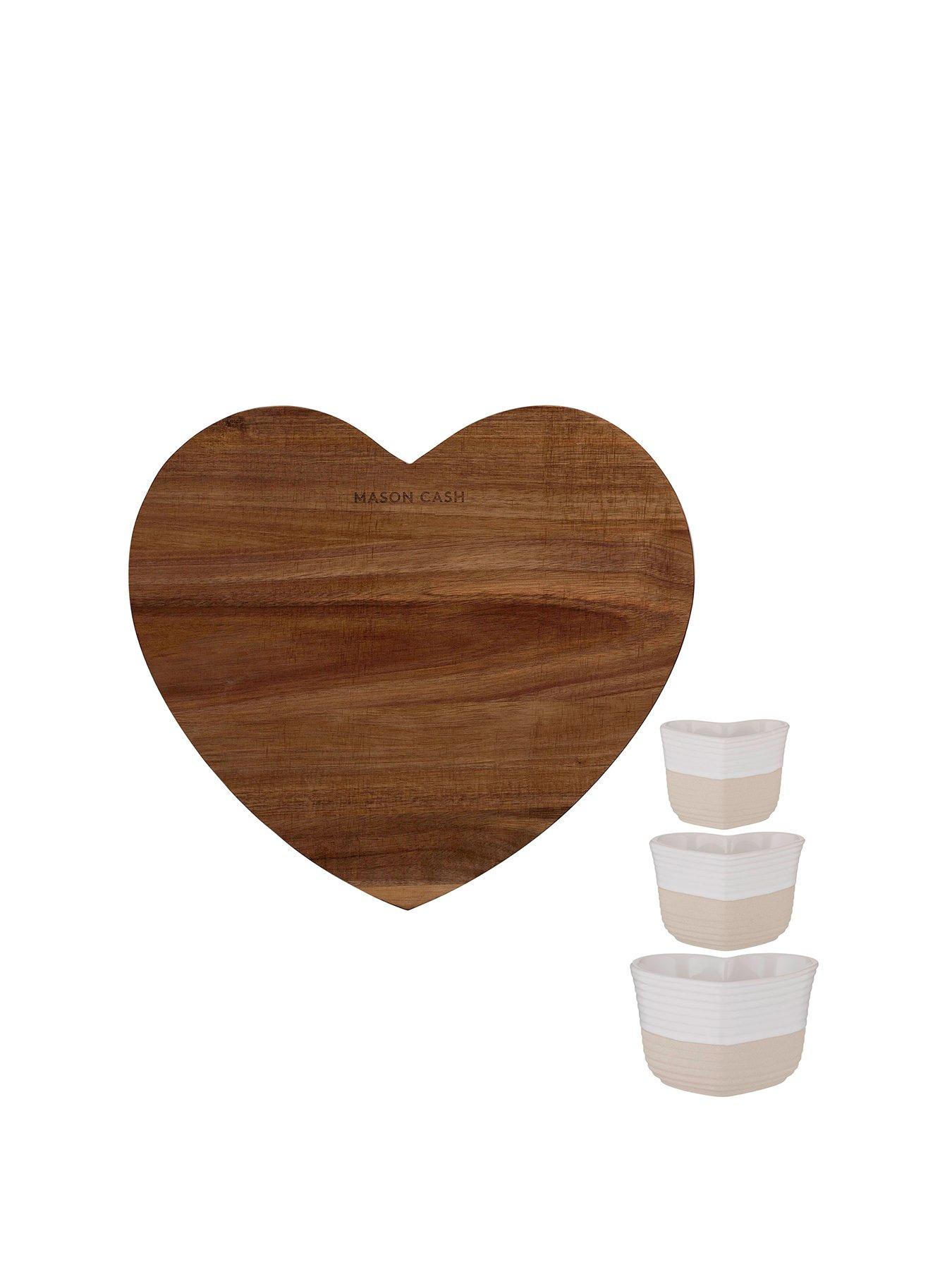 Image 2 of 4 of Mason Cash Rustic Charm Set of 3 Measuring Cups and Chopping Board