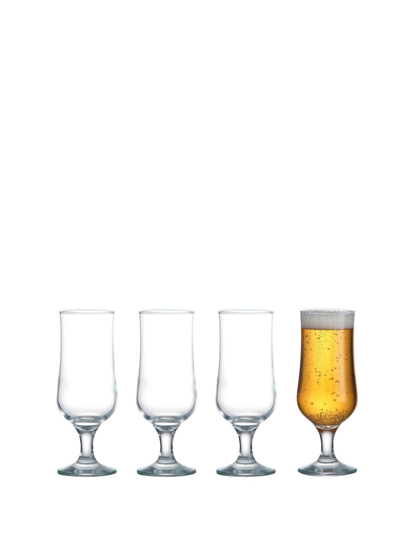 Image 2 of 5 of Ravenhead Tulip Set of 4 Stemmed Beer Glasses