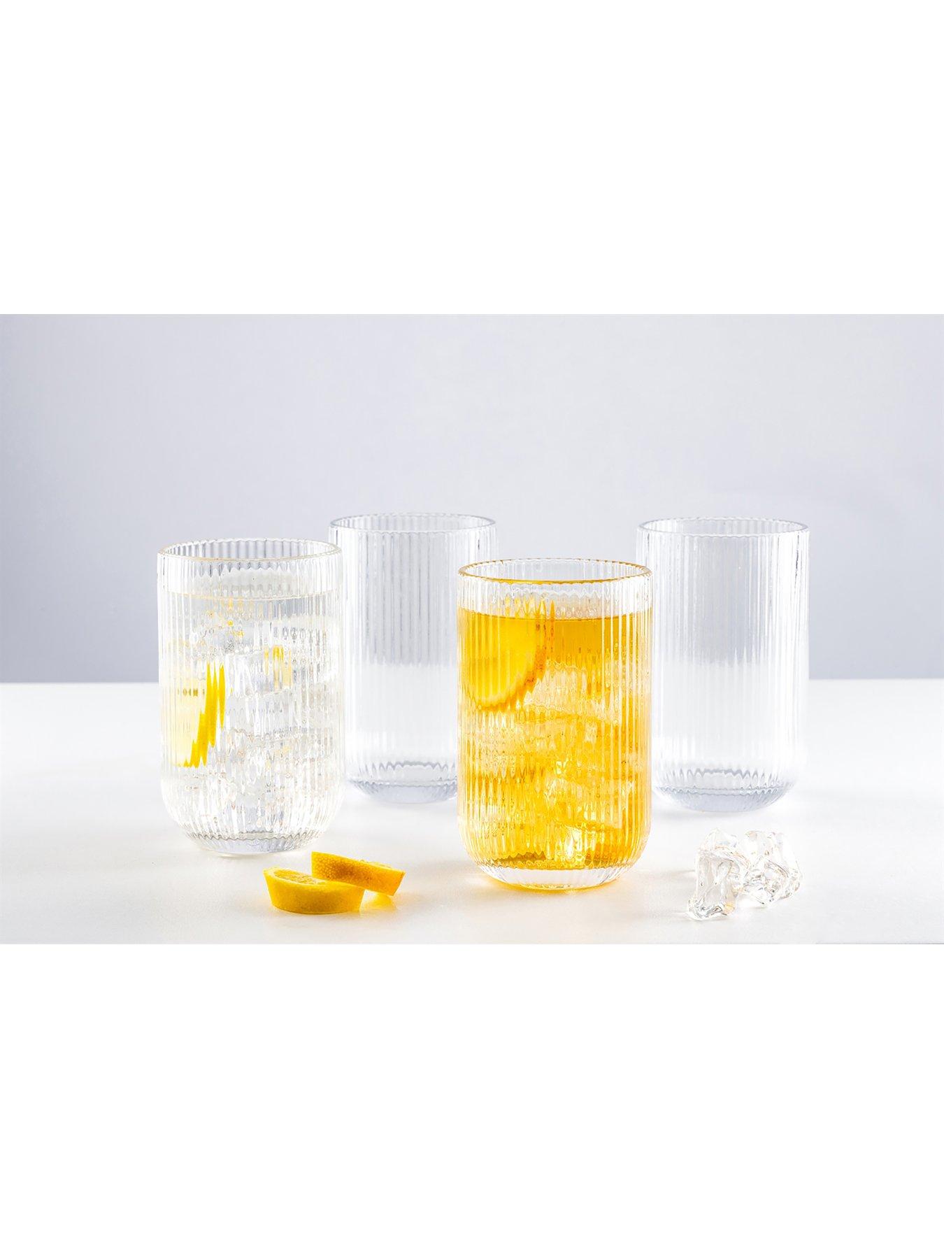 Ravenhead Entertain Linea Set of 4 Hiball Tumbler Glasses