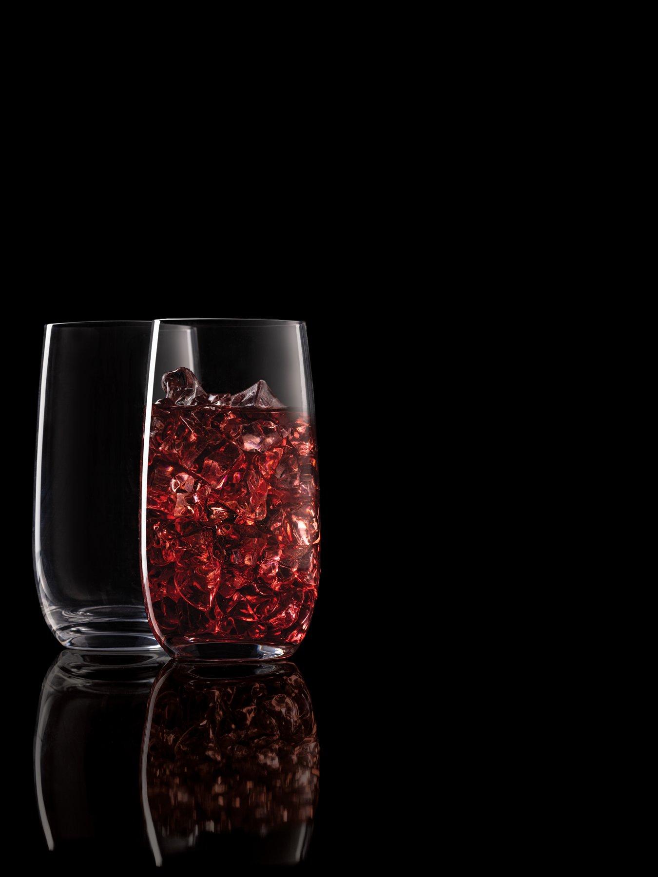 Image 1 of 6 of Ravenhead Kings Collection &ndash; Set of 4 Hiball Tumbler Glasses