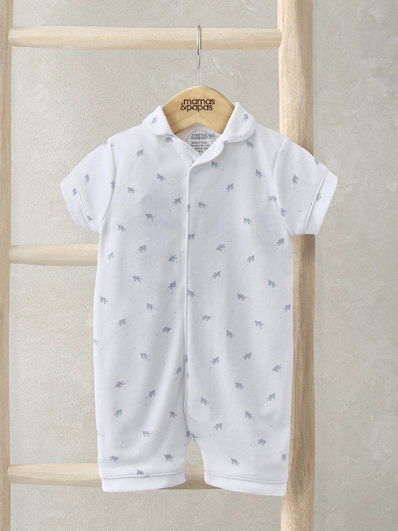 undefined Baby Boys Turtle Print Romper - Multi
