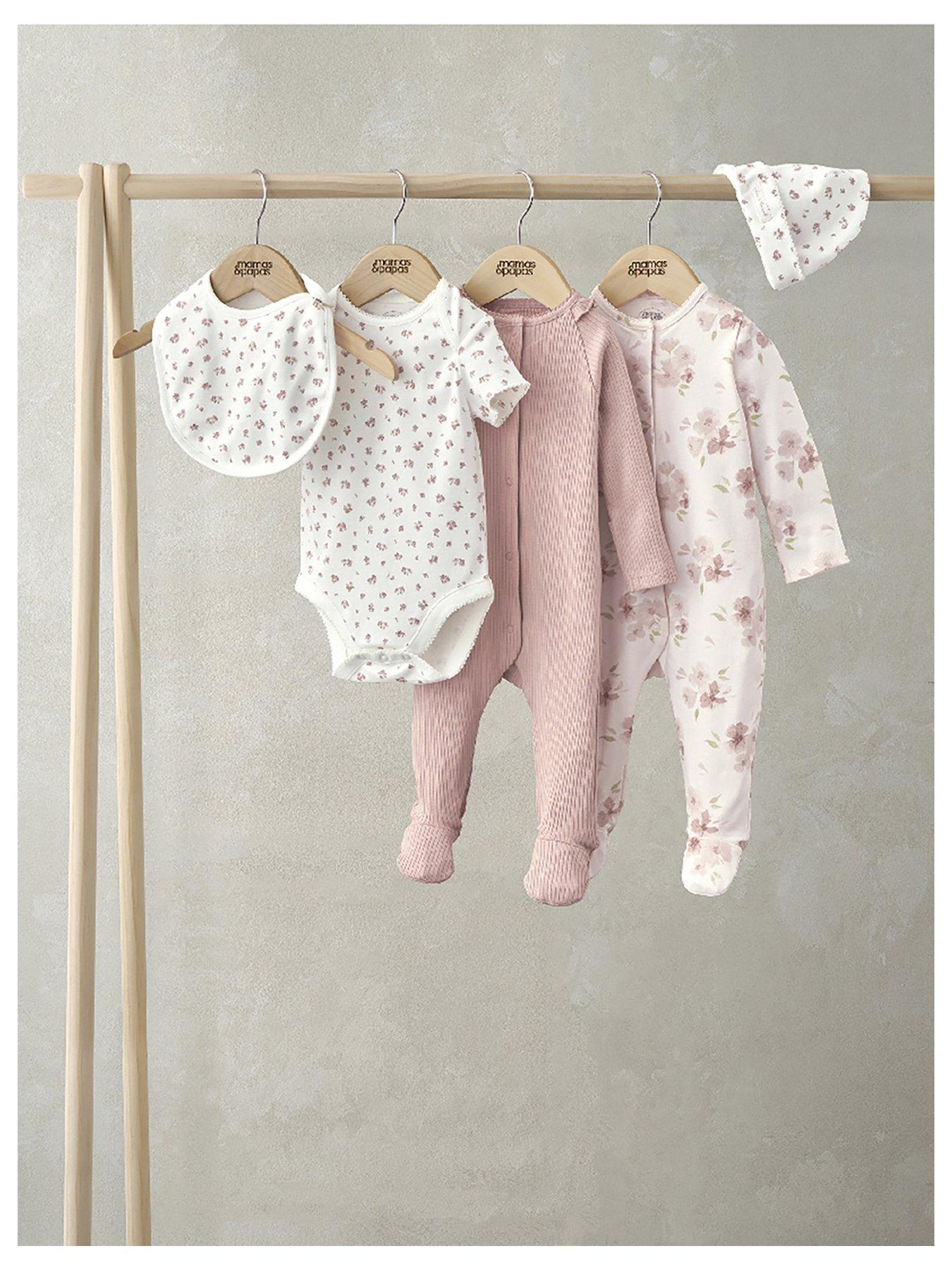 Mamas Papas Baby Girls Piece Floral Set Pink Very