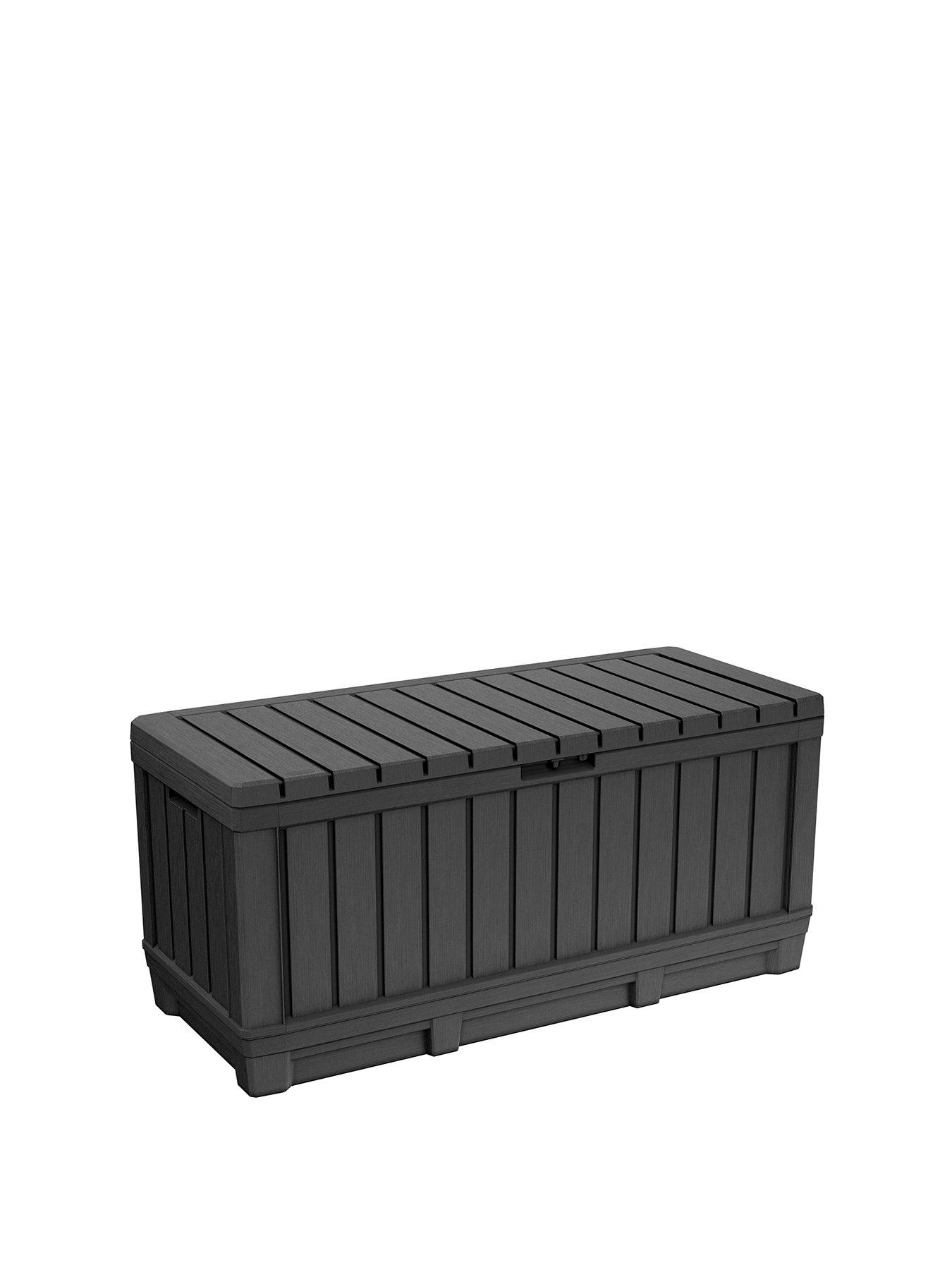 Image 2 of 7 of Keter Kentwood 350L Storage Box - Grey