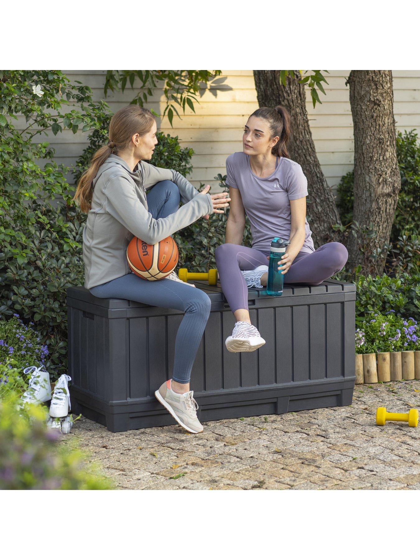 Image 3 of 7 of Keter Kentwood 350L Storage Box - Grey