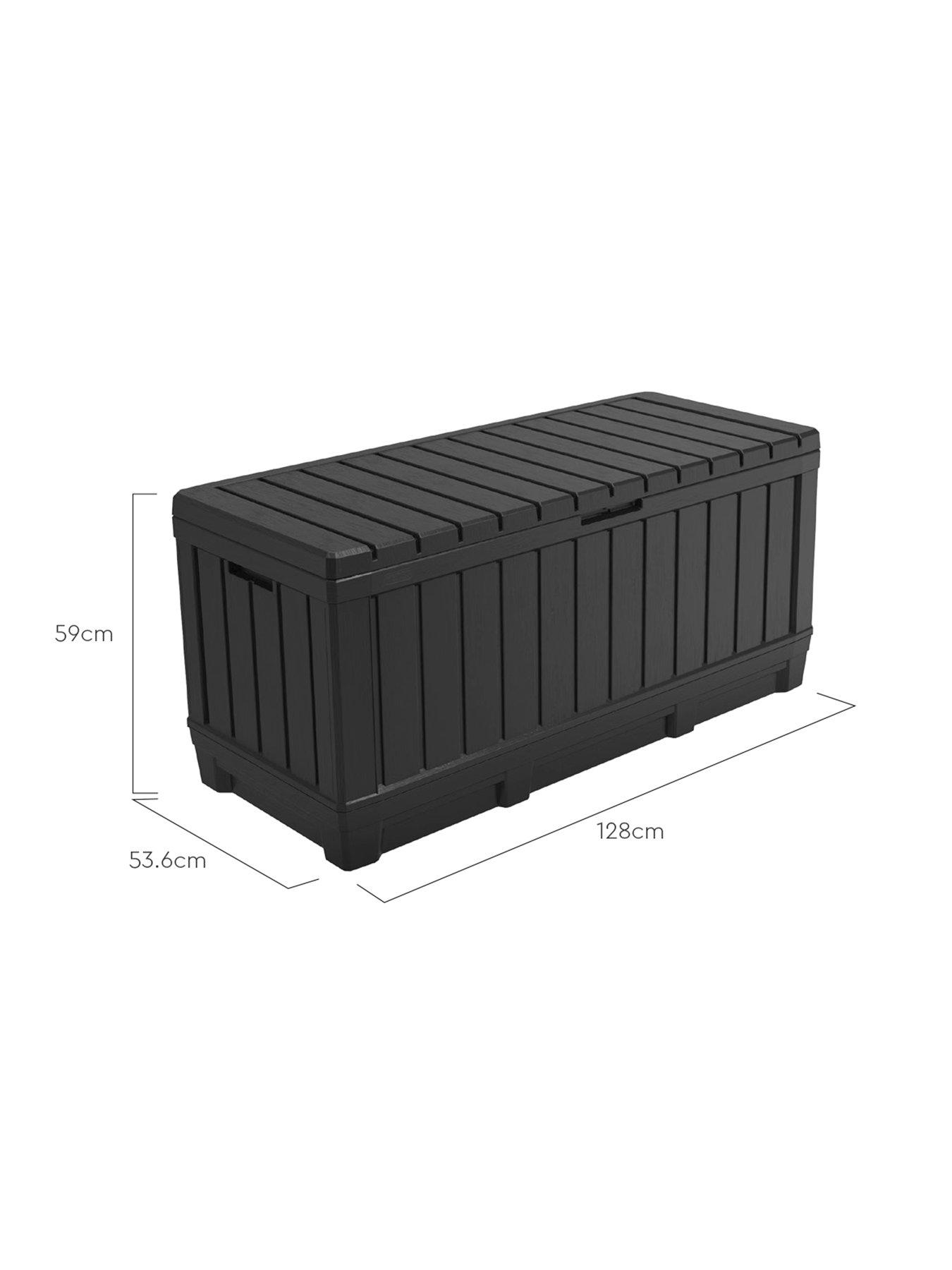 Image 7 of 7 of Keter Kentwood 350L Storage Box - Grey