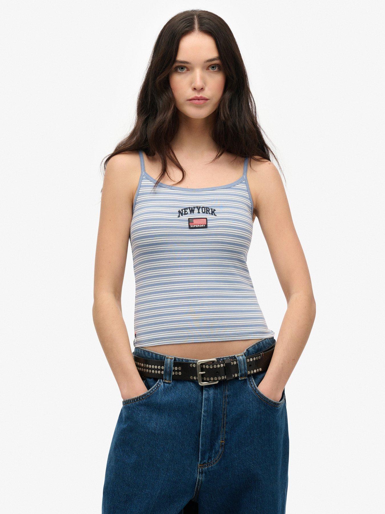 undefined Athletic Essentials Cami Top - Blue