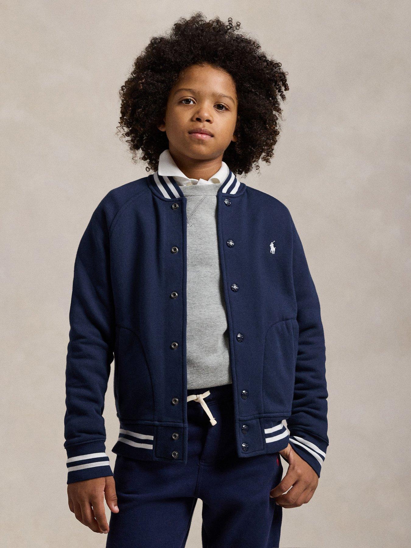 Polo Ralph Lauren Boys Bomber Jacket - Navy | Very