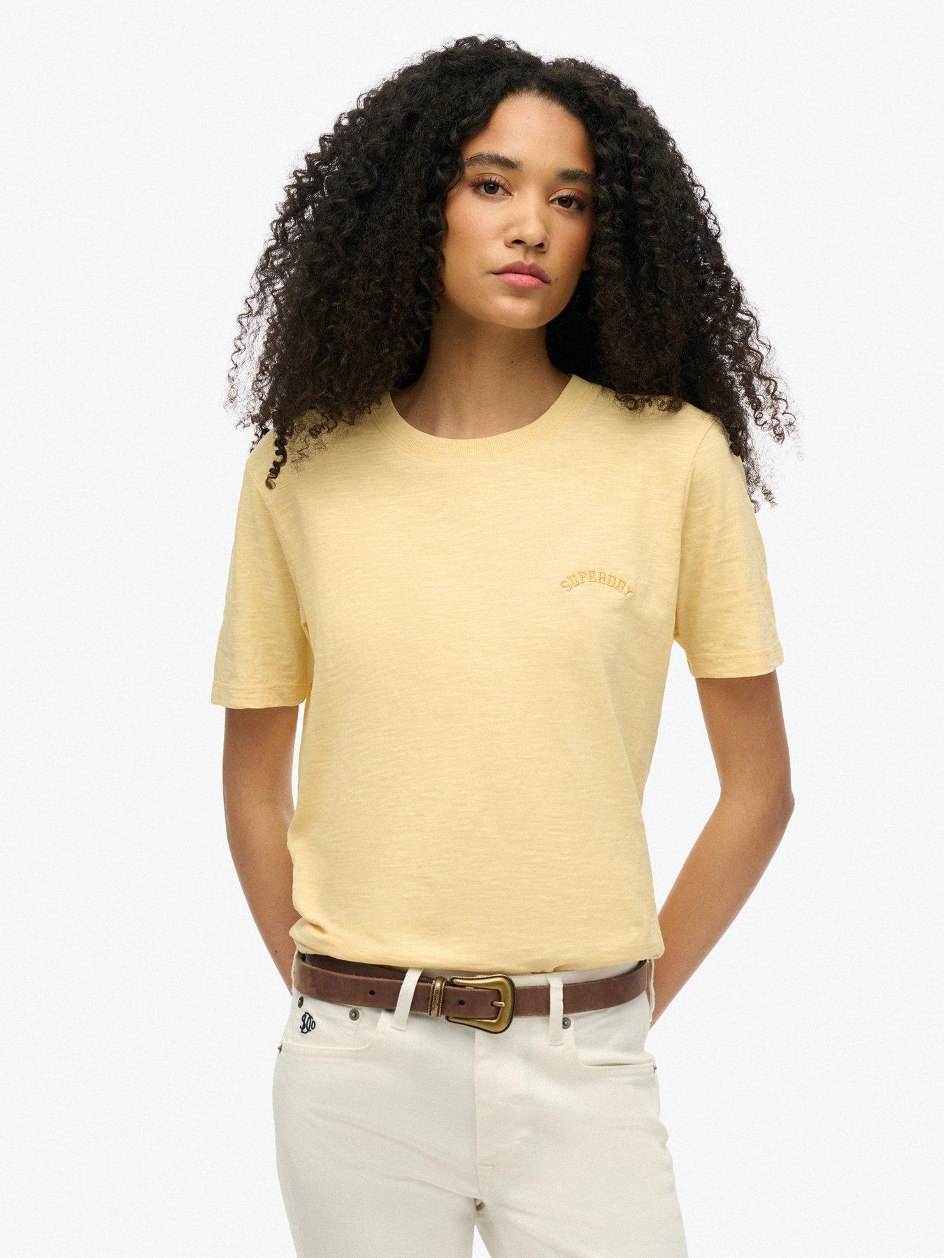 undefined Essential Logo Washed T-shirt - Navy