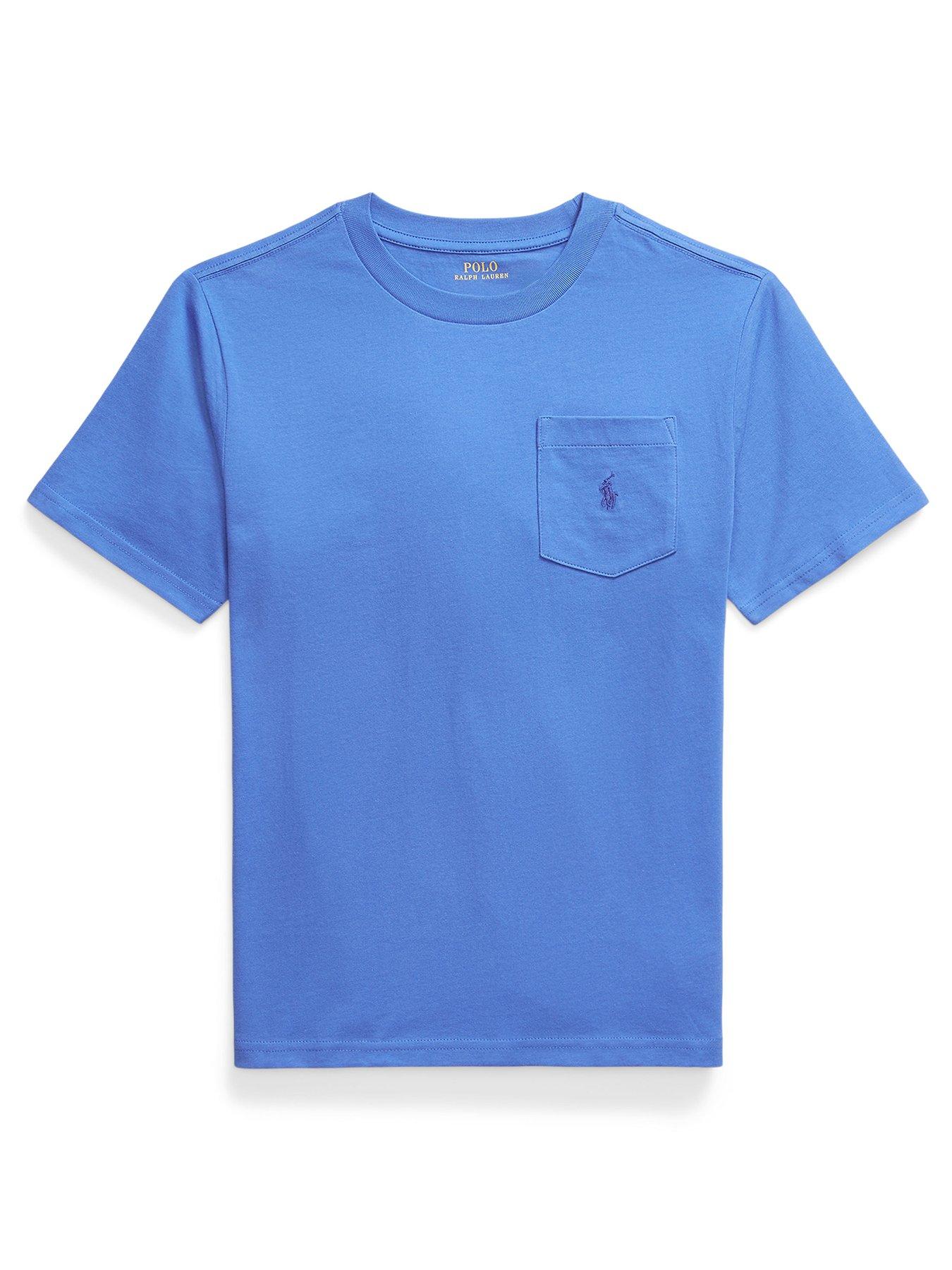 undefined Boys Short Sleeve Pocket T-Shirt - Blue