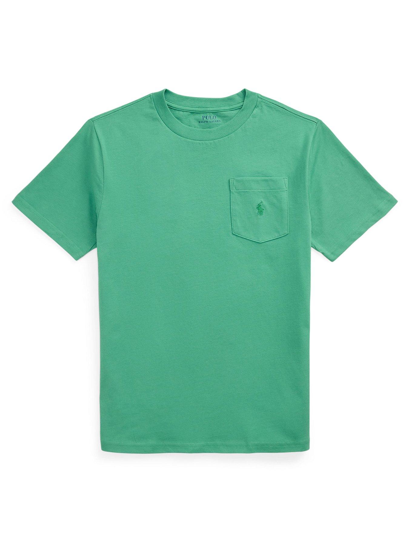 undefined Boys Short Sleeve Pocket T-Shirt - Green