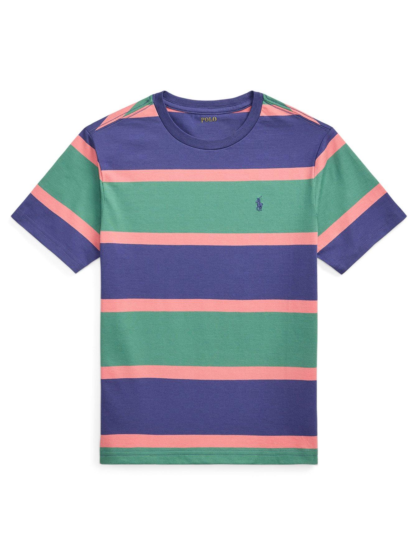 Polo Ralph Lauren Boys Short Sleeve Stripe T-Shirt - Multi