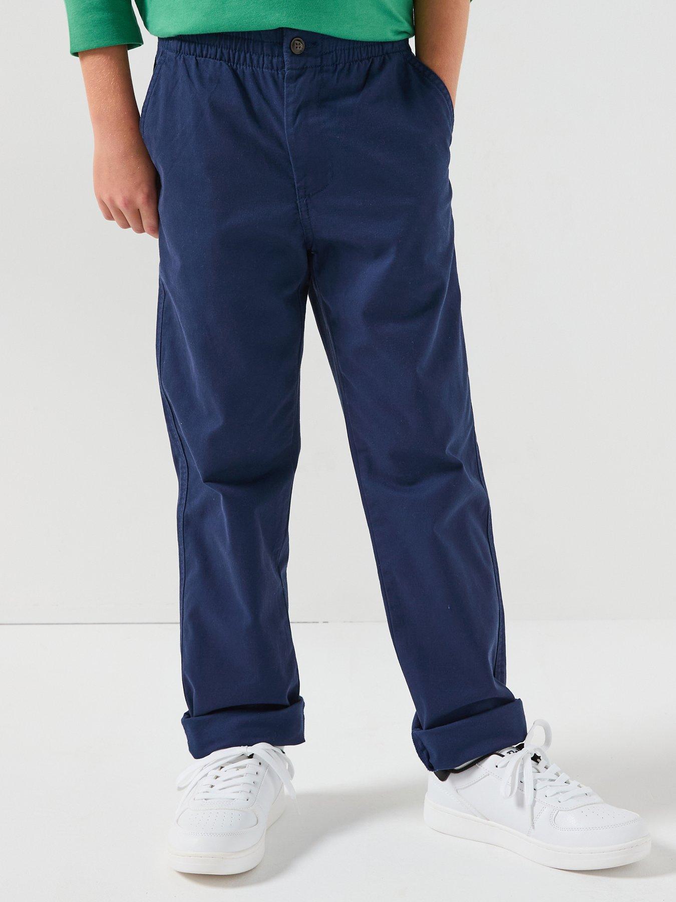 undefined Boys Prepster Trousers - Navy