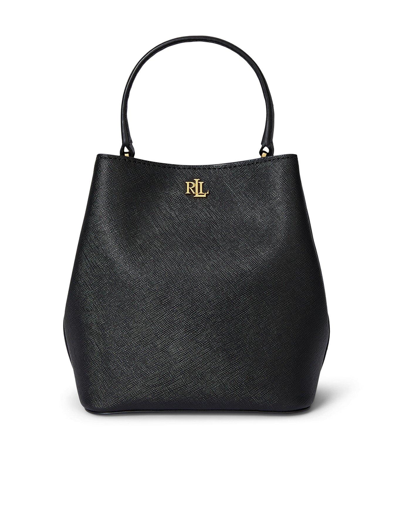 Lauren by Ralph Lauren Reese Small Bucket Bag - Black