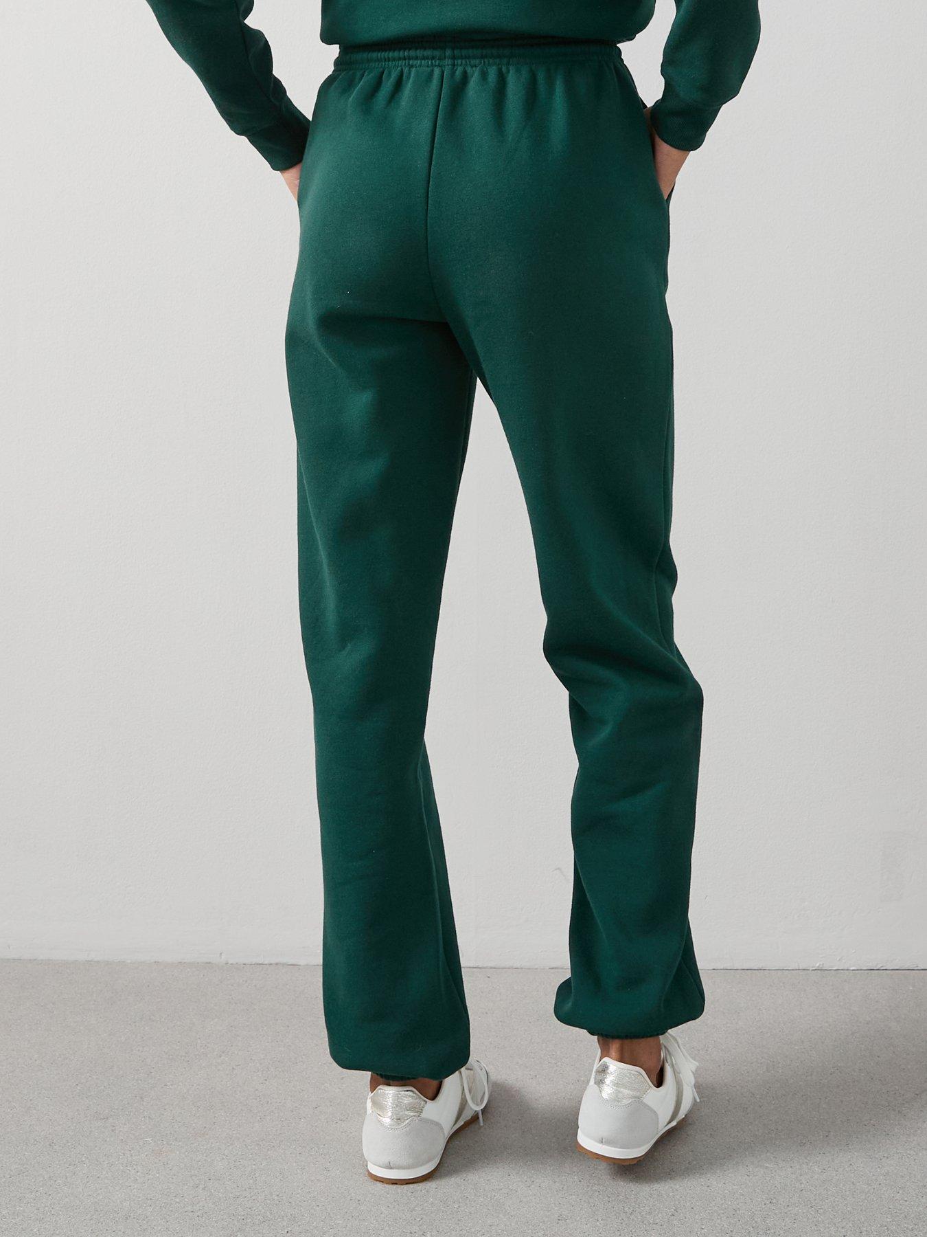 Image 2 of 6 of The Very Collection Relaxed Cuffed Essential Joggers- Green