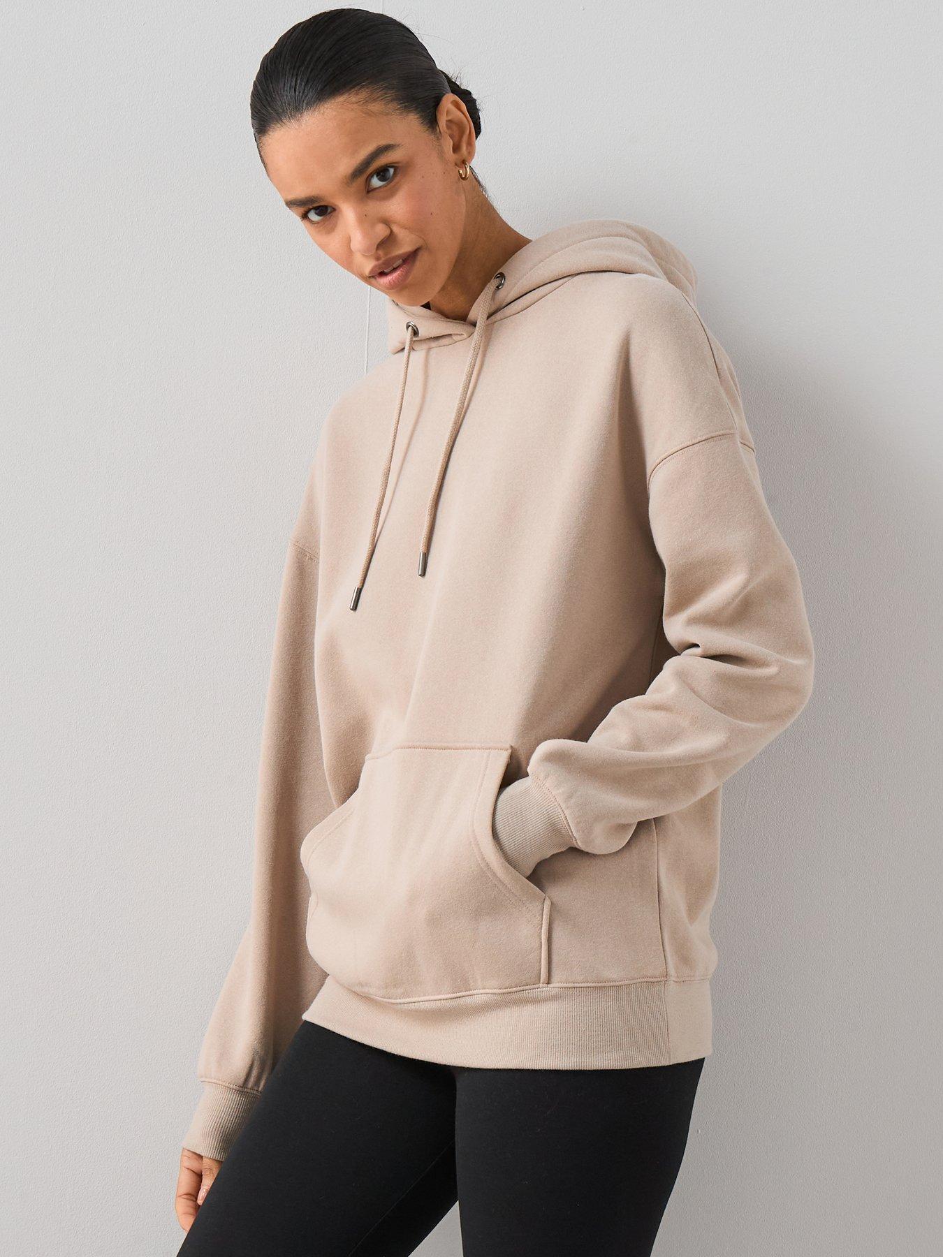 The Very Collection Oversized Essential Hoody - Taupe