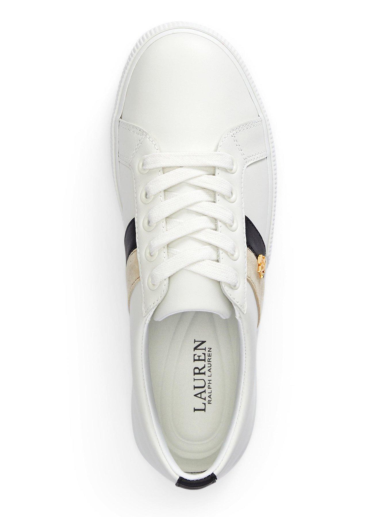 Lauren by Ralph Lauren Janson Laced Sneakers White Very
