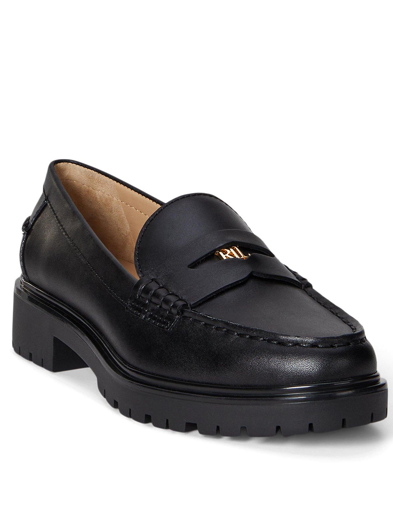Lauren by Ralph Lauren Marli Loafer, Black, Size 6, Women