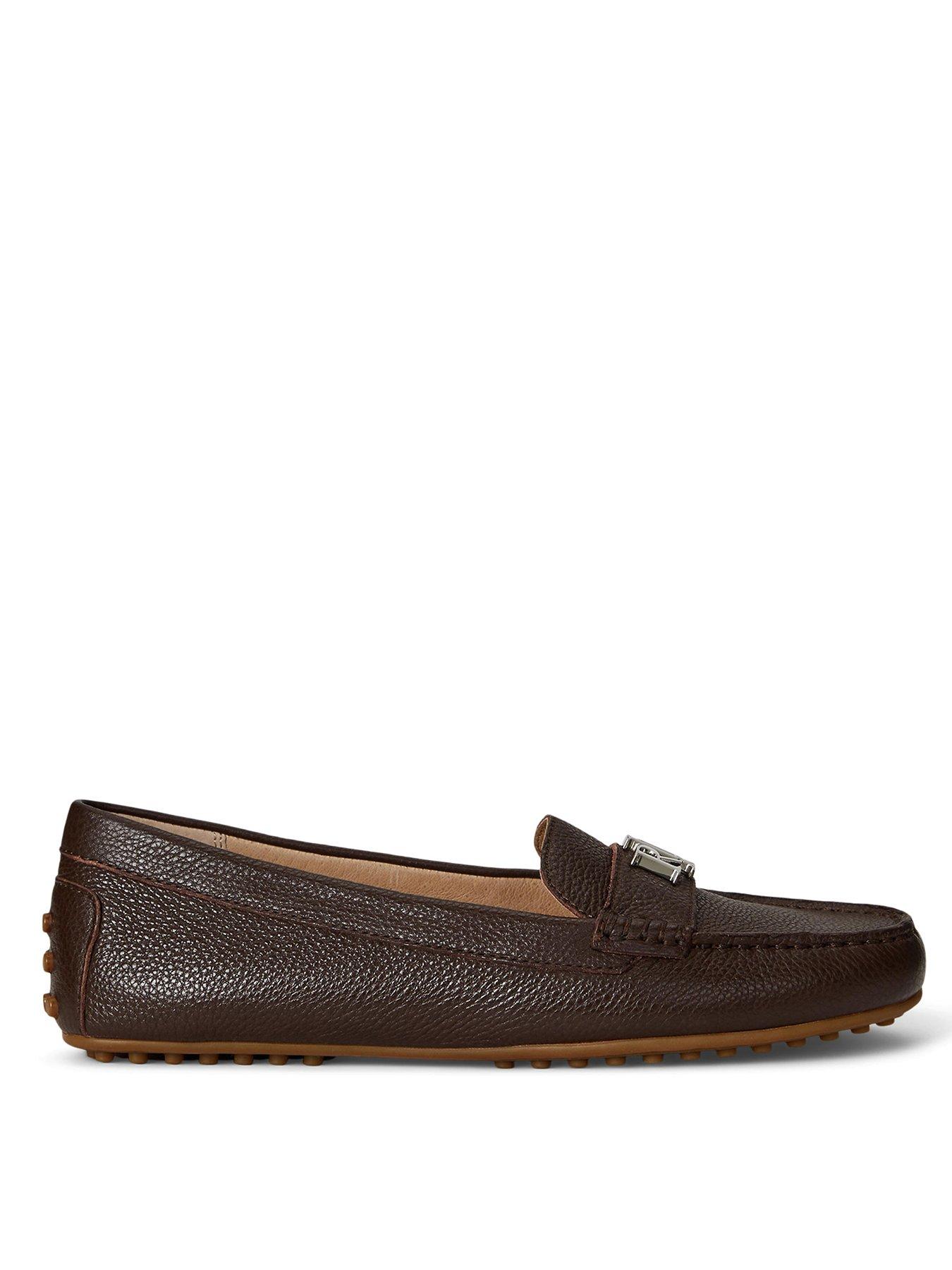 Image 2 of 4 of Lauren by Ralph Lauren Barnsbury Driver Loafers - Brown