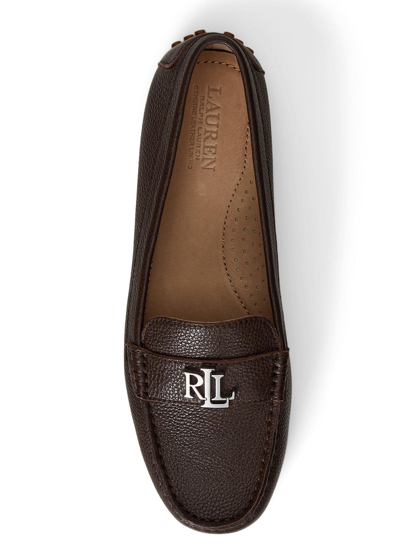 Image 4 of 4 of Lauren by Ralph Lauren Barnsbury Driver Loafers - Brown