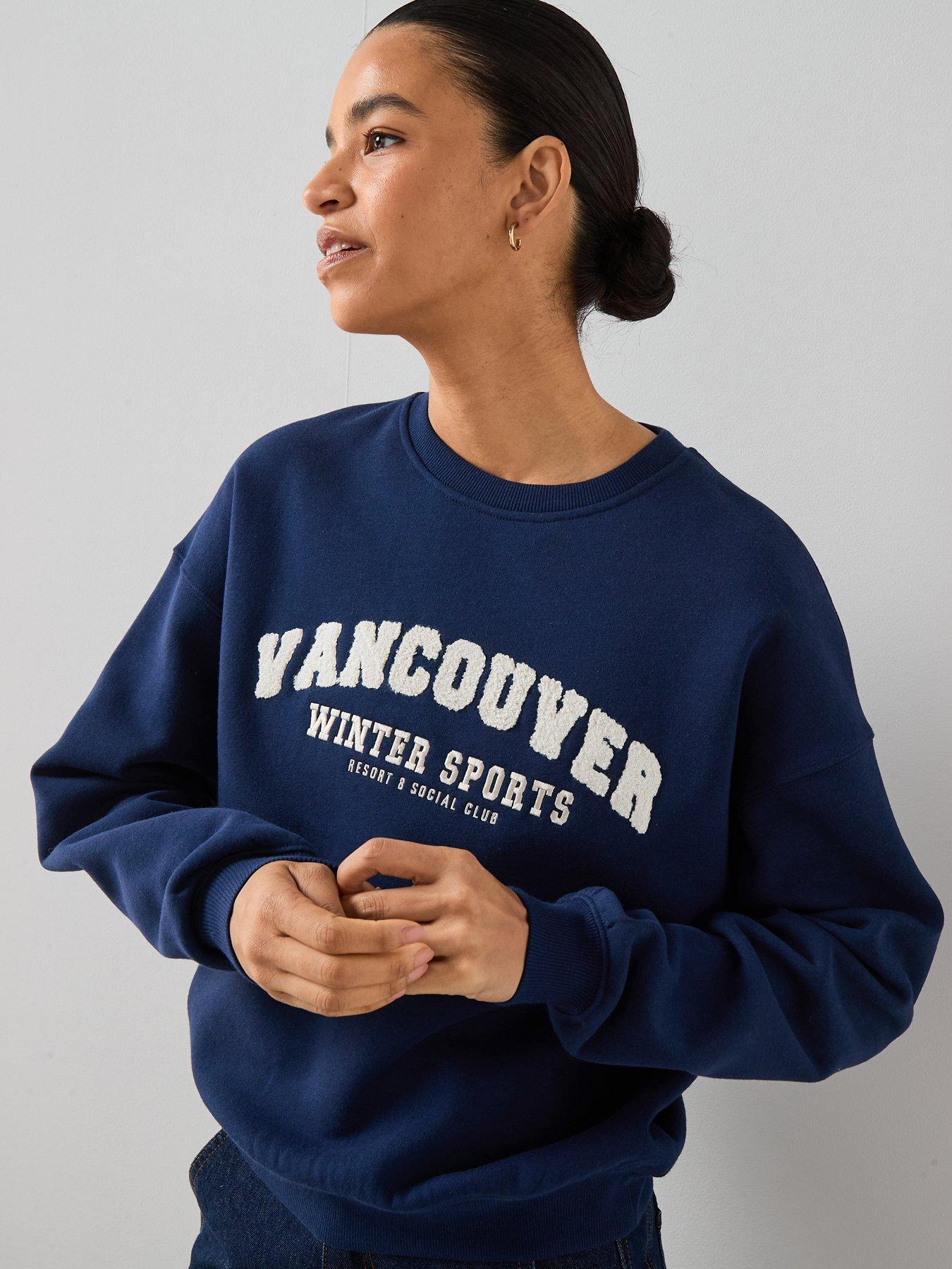 The Very Collection Vancouver Graphic Sweatshirt - Navy