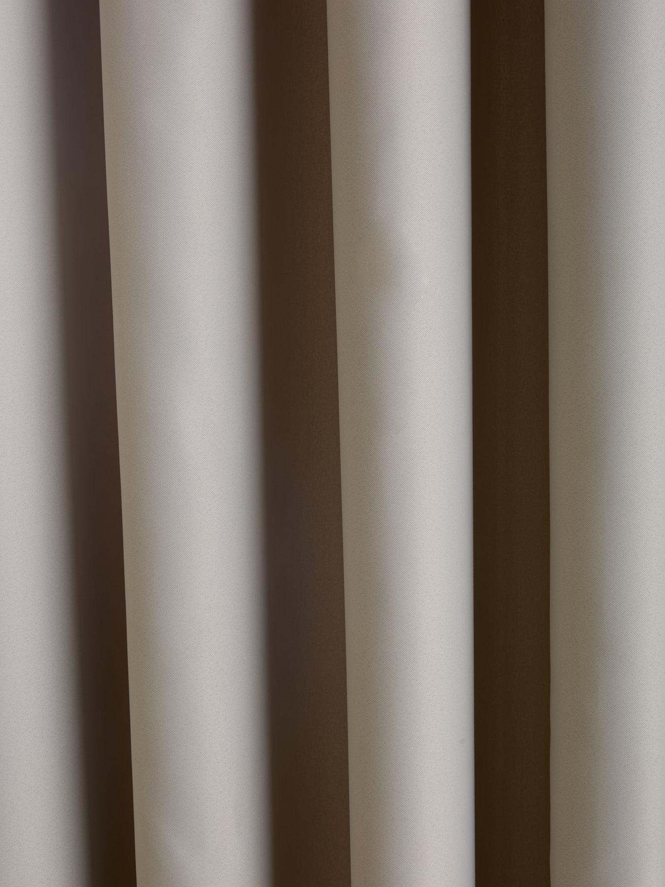 Image 3 of 4 of Very Home Woven Blackout Eyelet Curtains