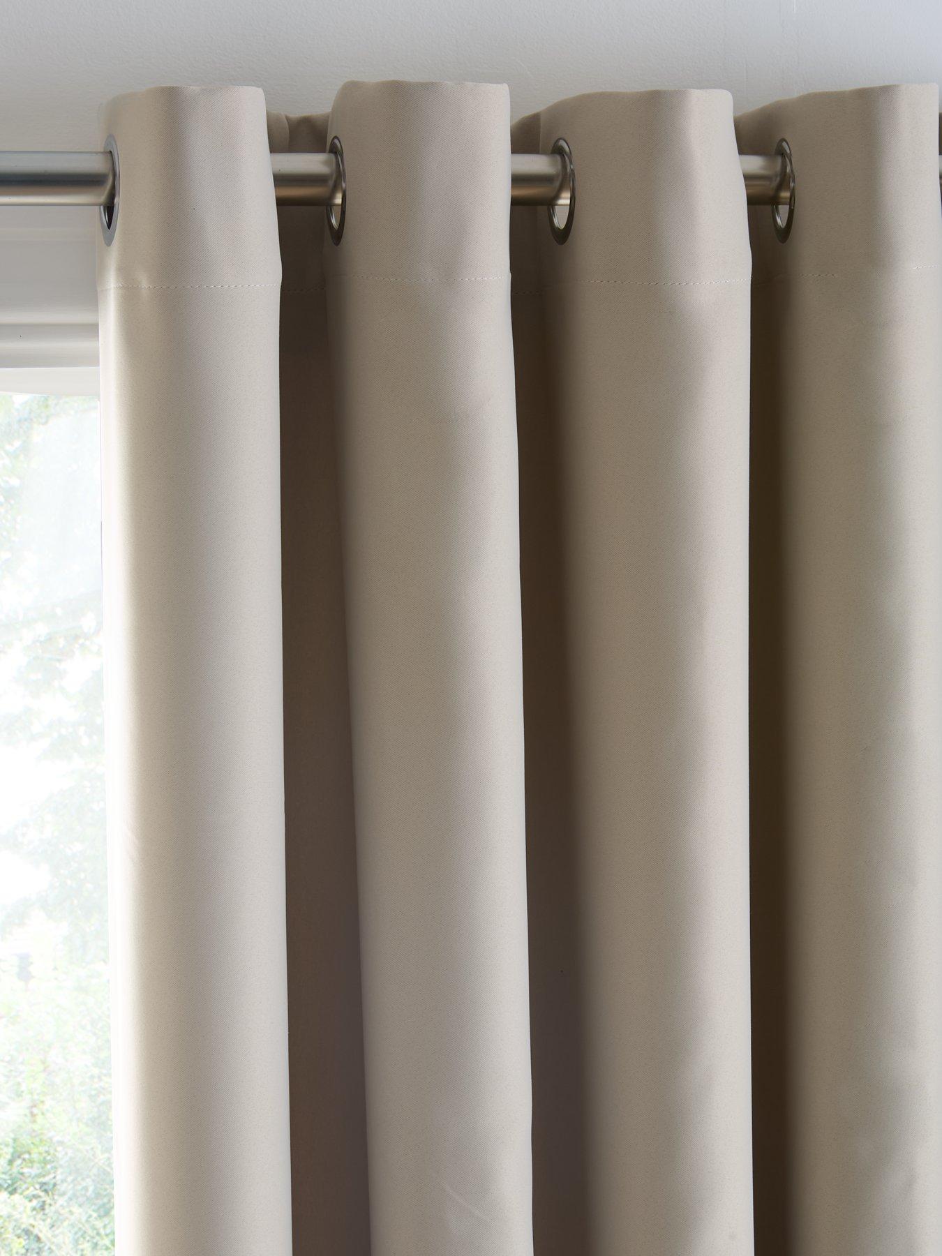 Image 4 of 4 of Very Home Woven Blackout Eyelet Curtains